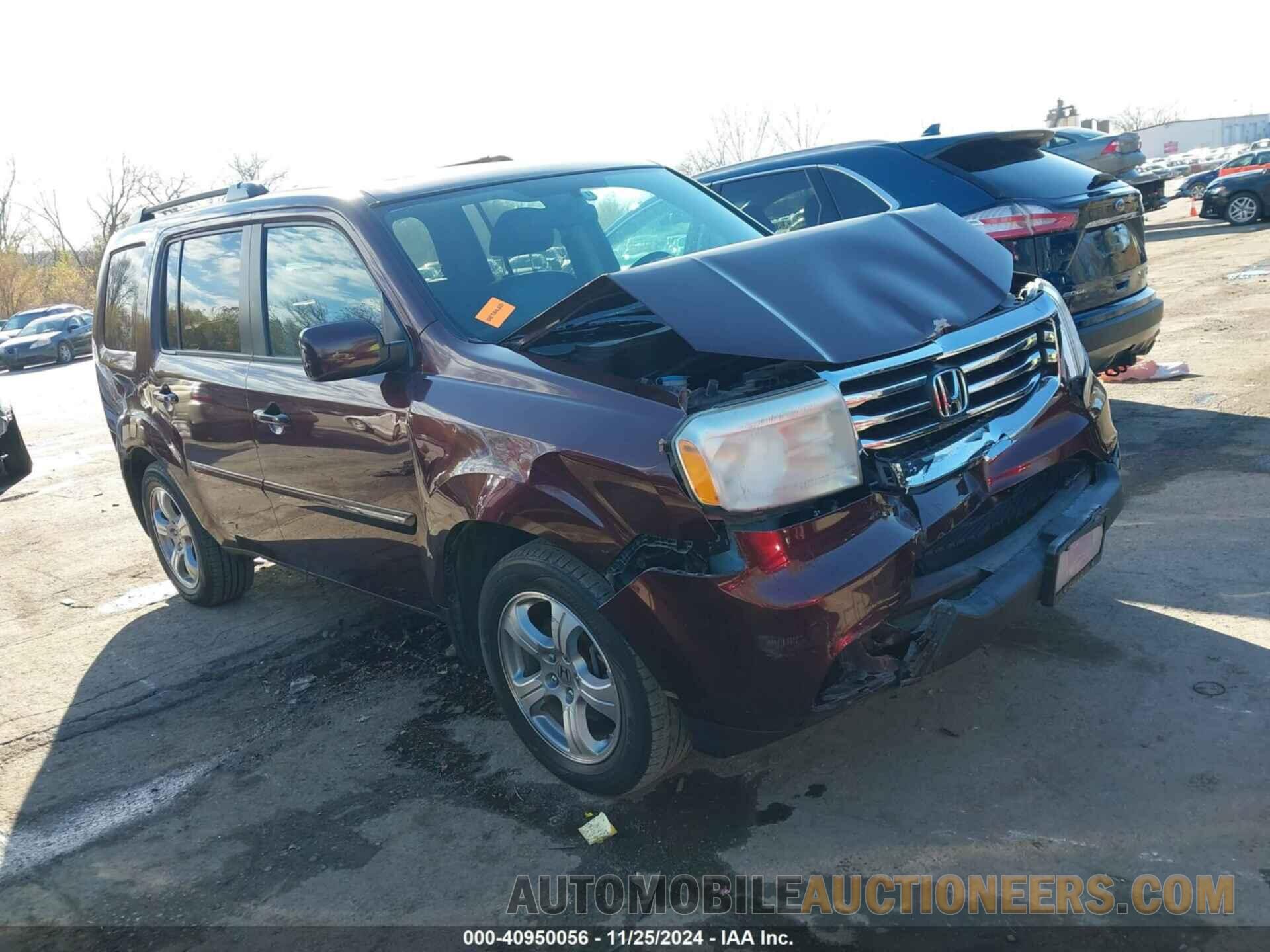 5FNYF4H76DB085590 HONDA PILOT 2013