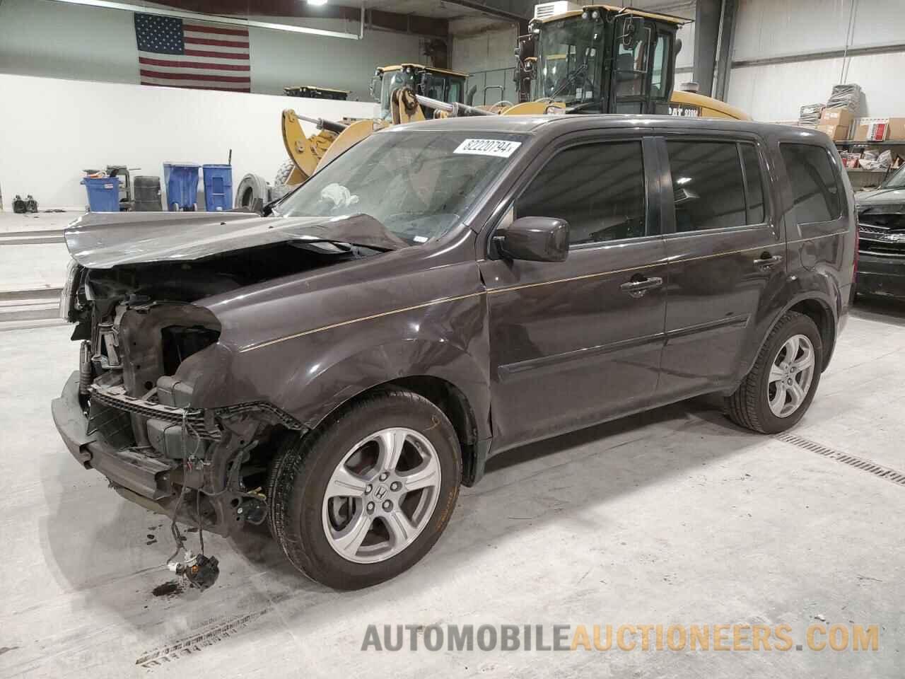 5FNYF4H78CB005205 HONDA PILOT 2012