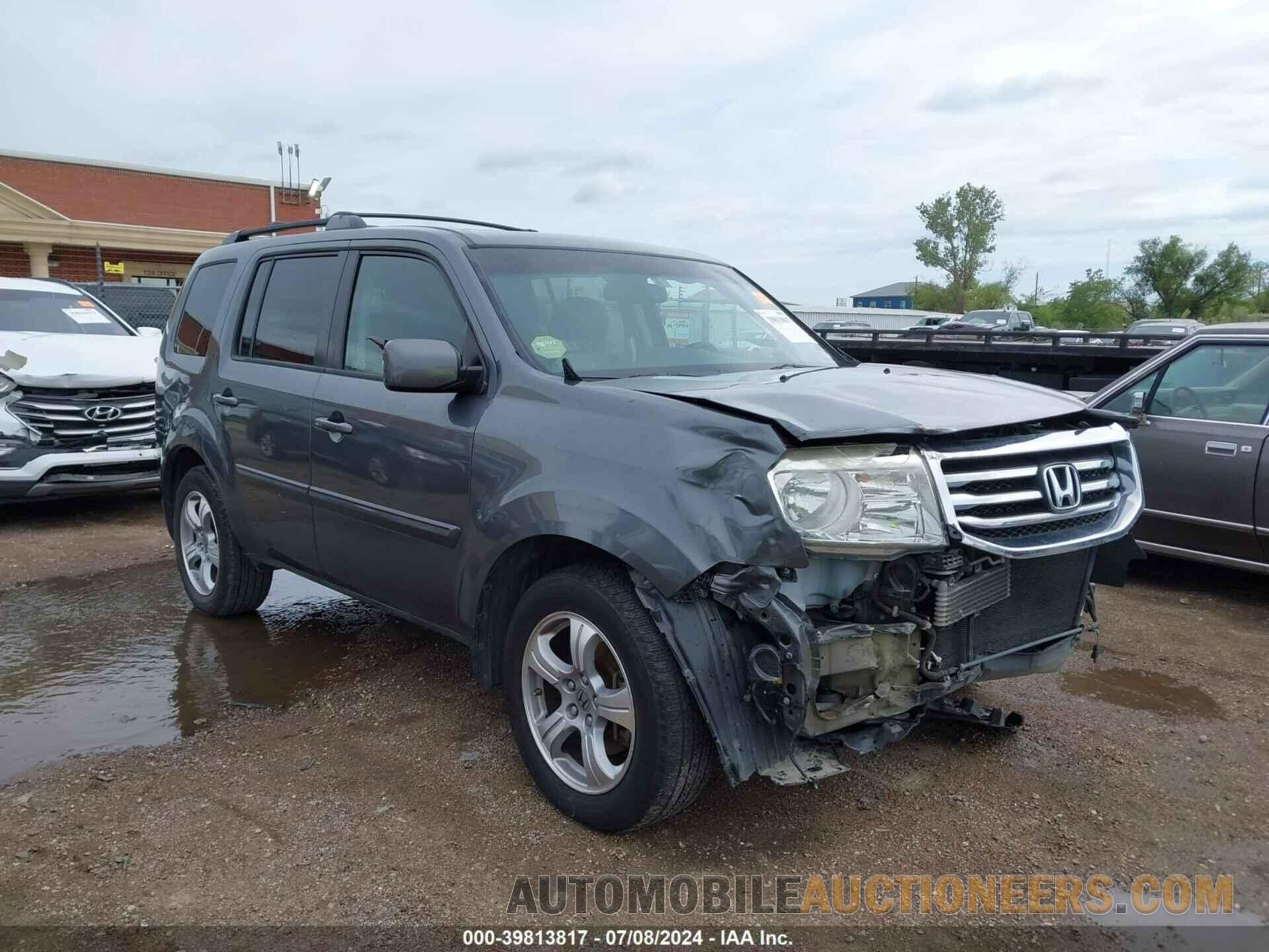 5FNYF4H78CB013014 HONDA PILOT 2012