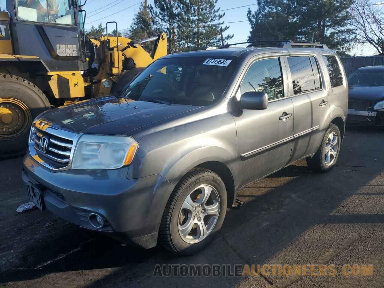 5FNYF4H78CB083841 HONDA PILOT 2012