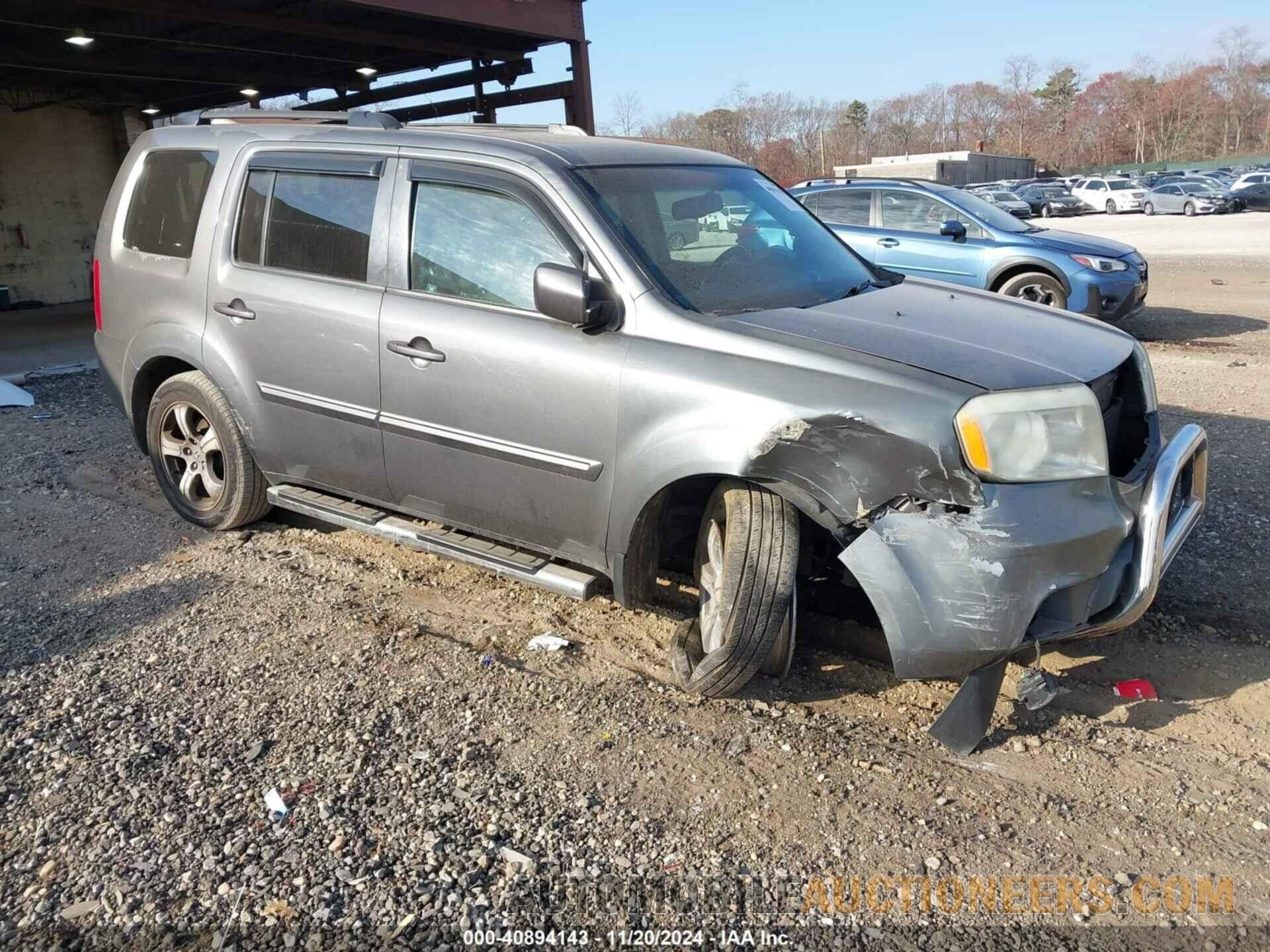 5FNYF4H79CB066305 HONDA PILOT 2012