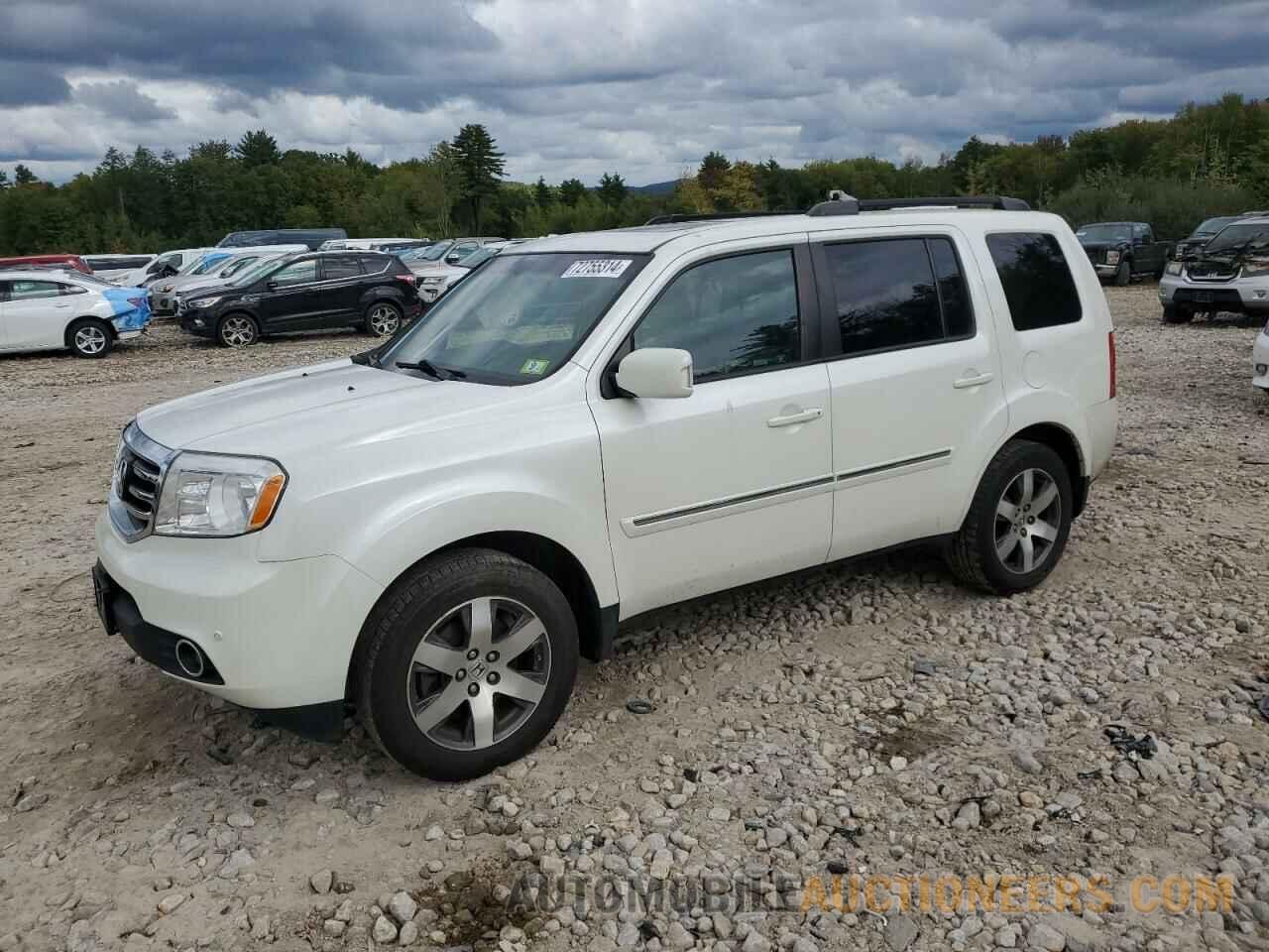 5FNYF4H90CB019360 HONDA PILOT 2012