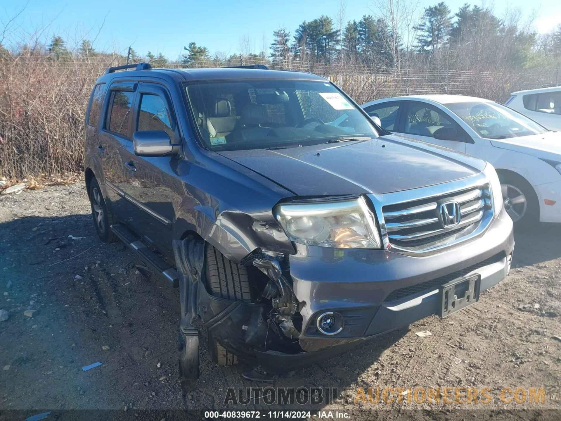 5FNYF4H91FB027472 HONDA PILOT 2015