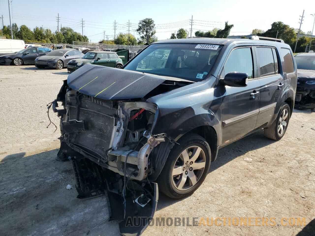 5FNYF4H93CB078807 HONDA PILOT 2012