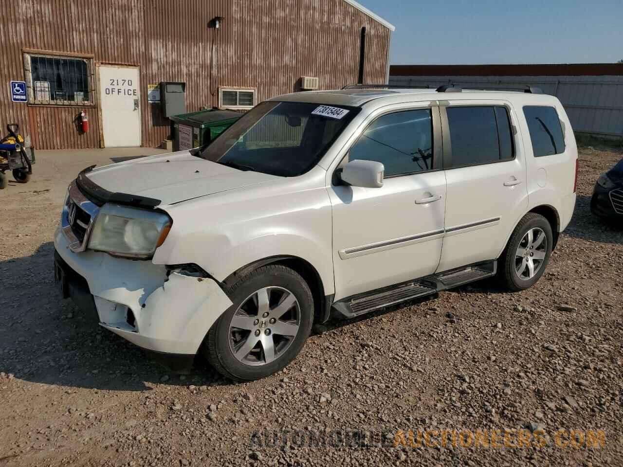 5FNYF4H93DB052922 HONDA PILOT 2013