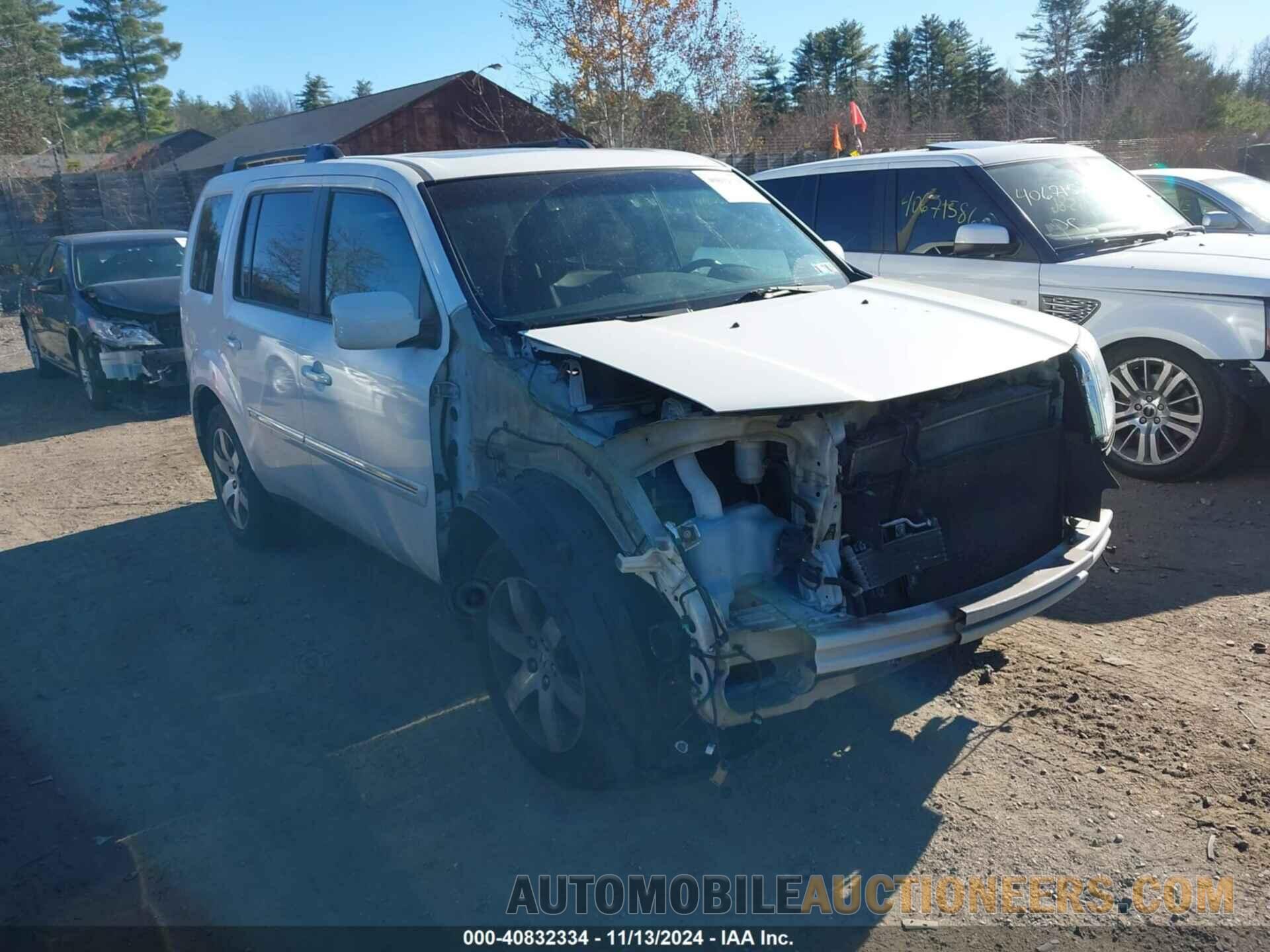 5FNYF4H98CB019669 HONDA PILOT 2012