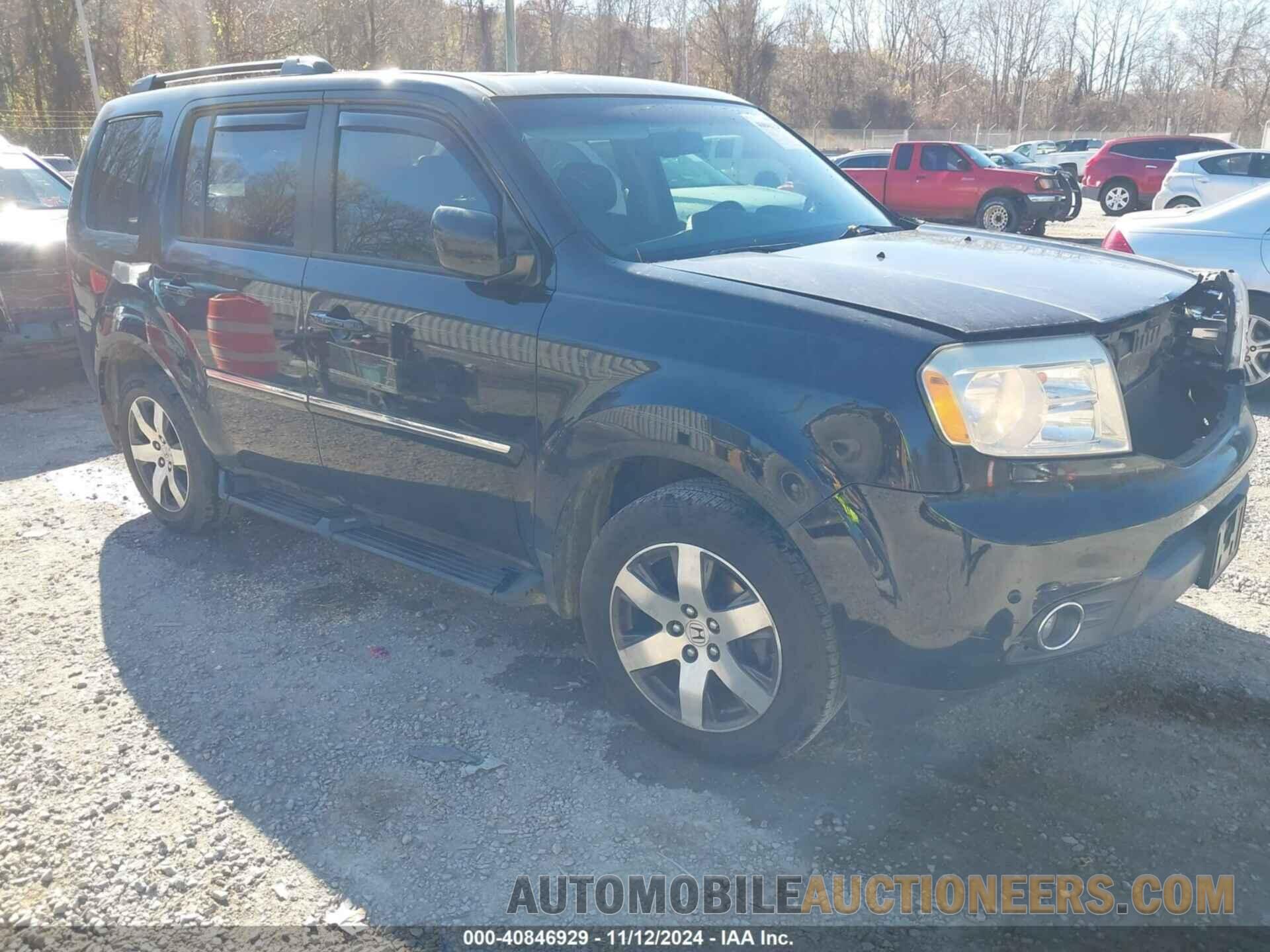 5FNYF4H99CB053510 HONDA PILOT 2012