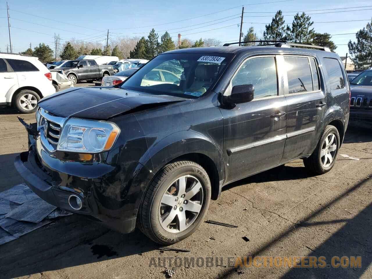 5FNYF4H9XCB047800 HONDA PILOT 2012