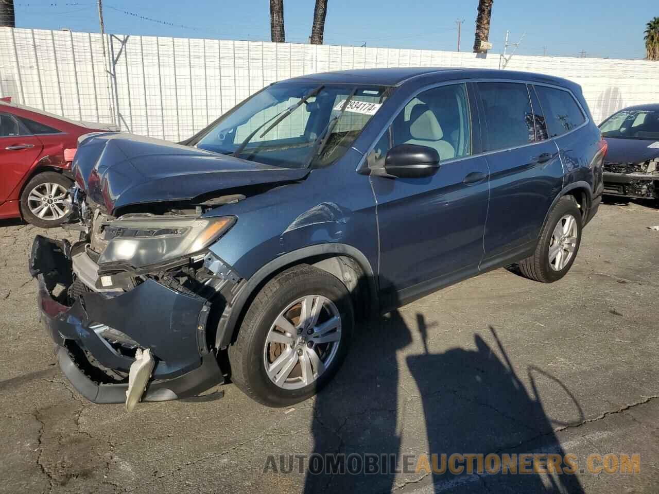 5FNYF5H10GB034768 HONDA PILOT 2016