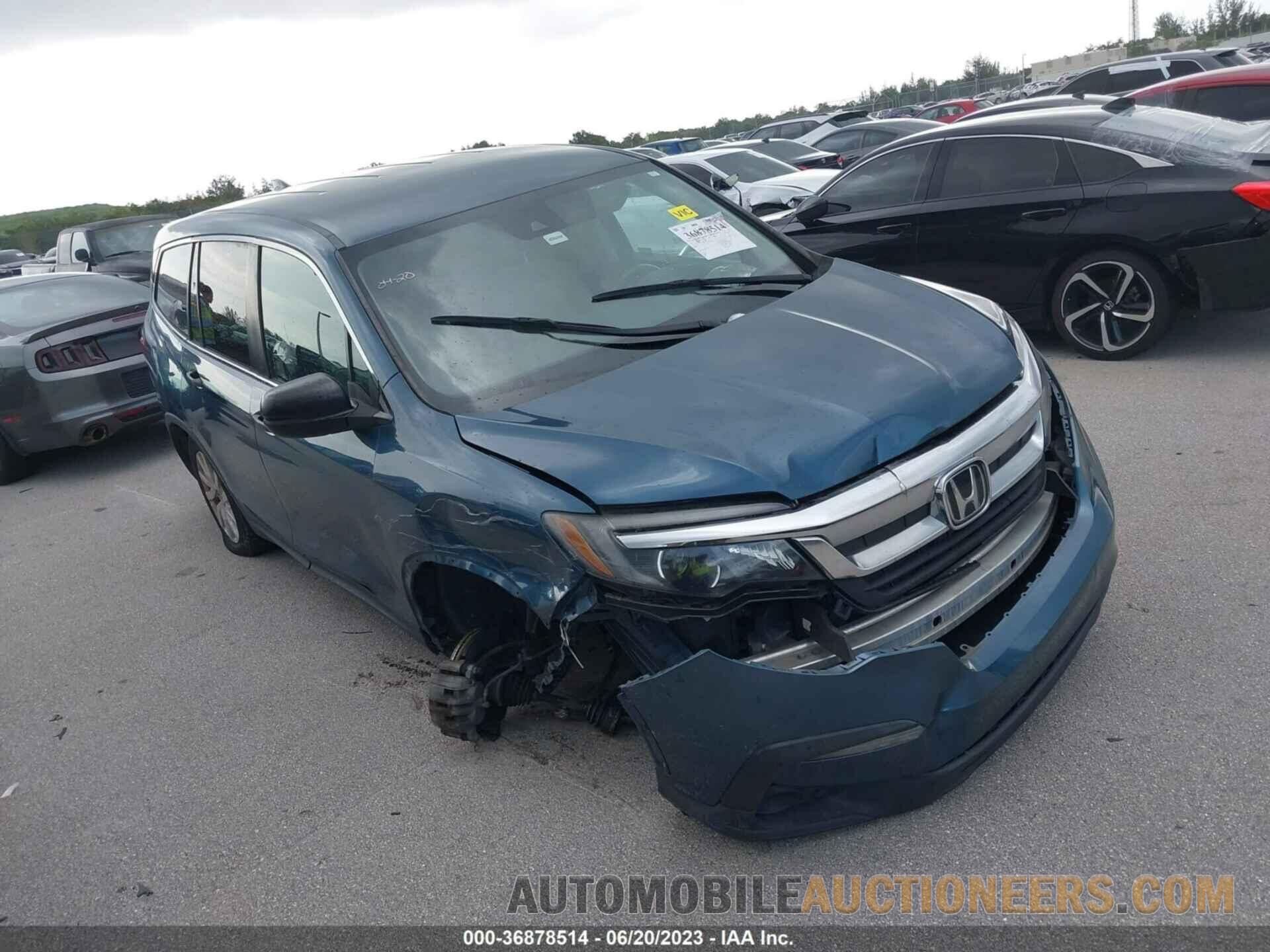 5FNYF5H10KB026839 HONDA PILOT 2019