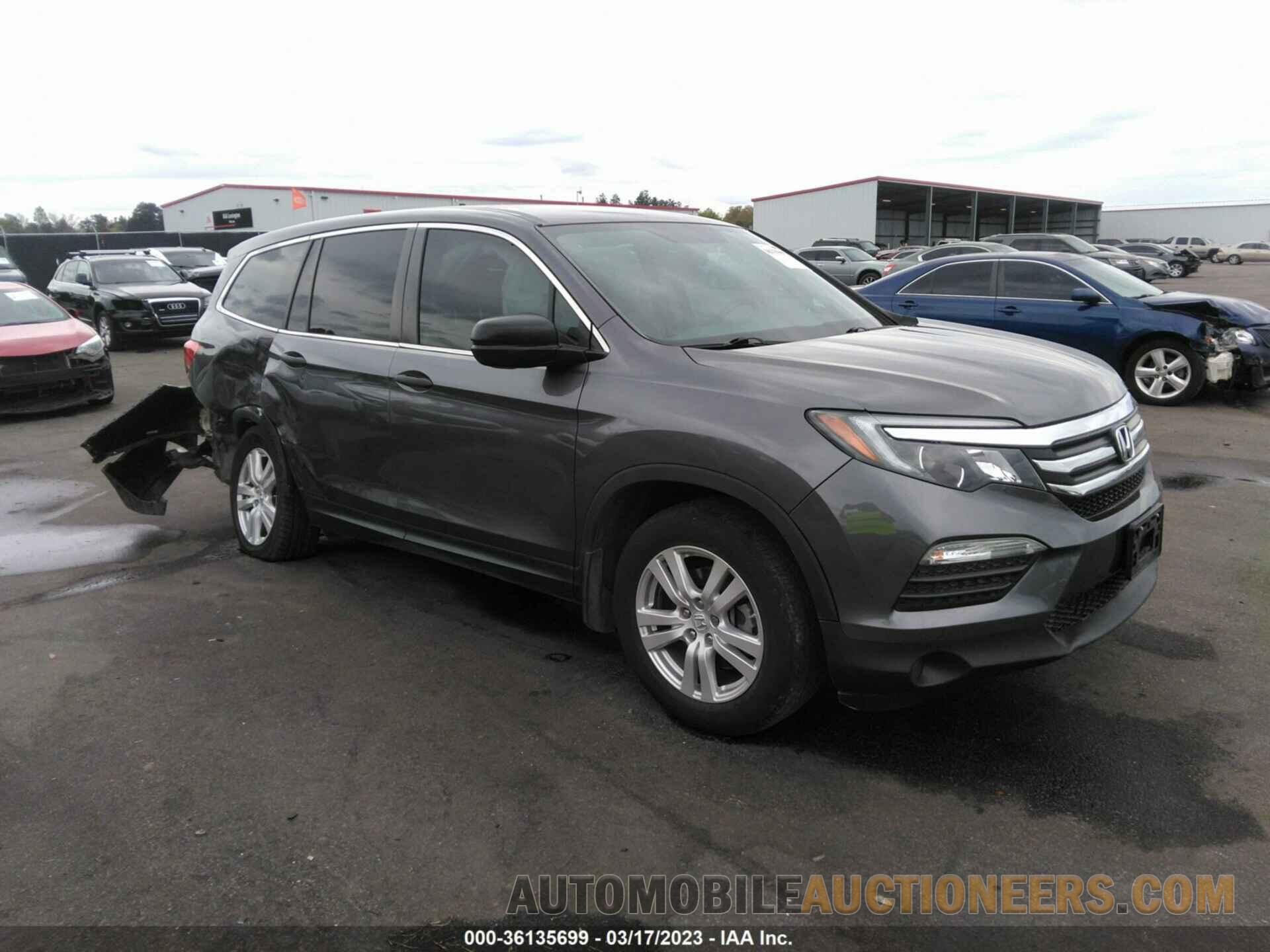 5FNYF5H13JB014778 HONDA PILOT 2018