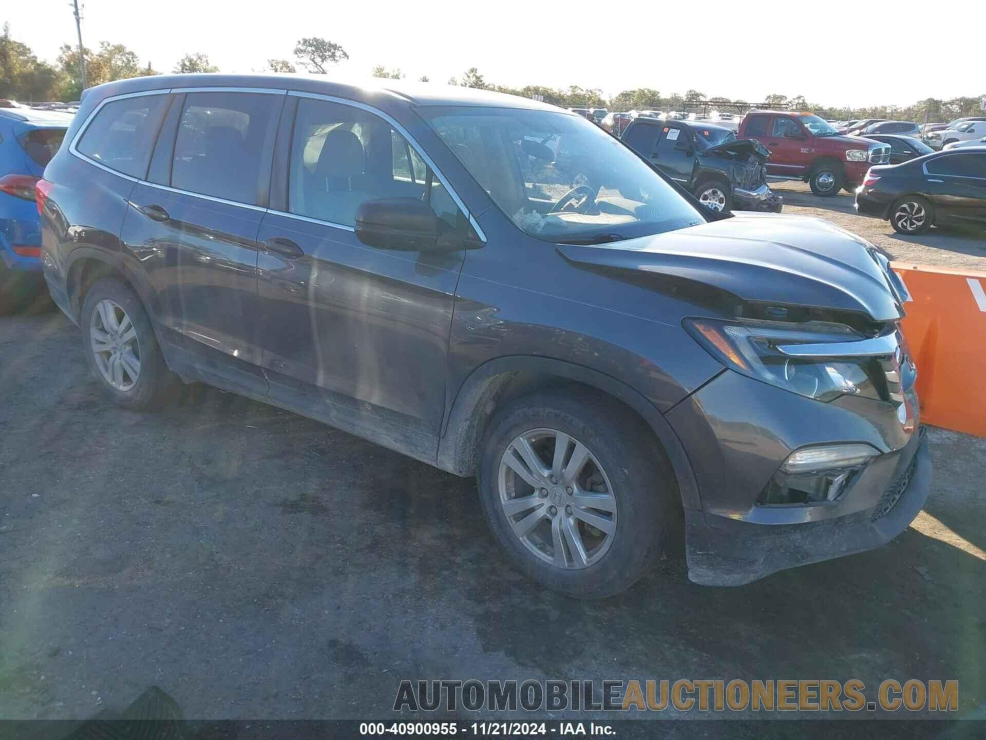 5FNYF5H16HB012114 HONDA PILOT 2017