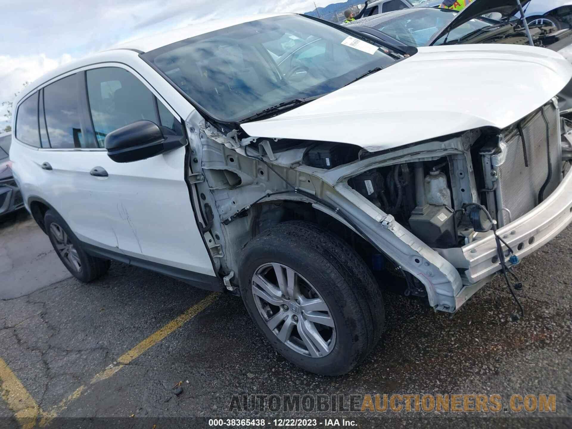 5FNYF5H16JB028996 HONDA PILOT 2018