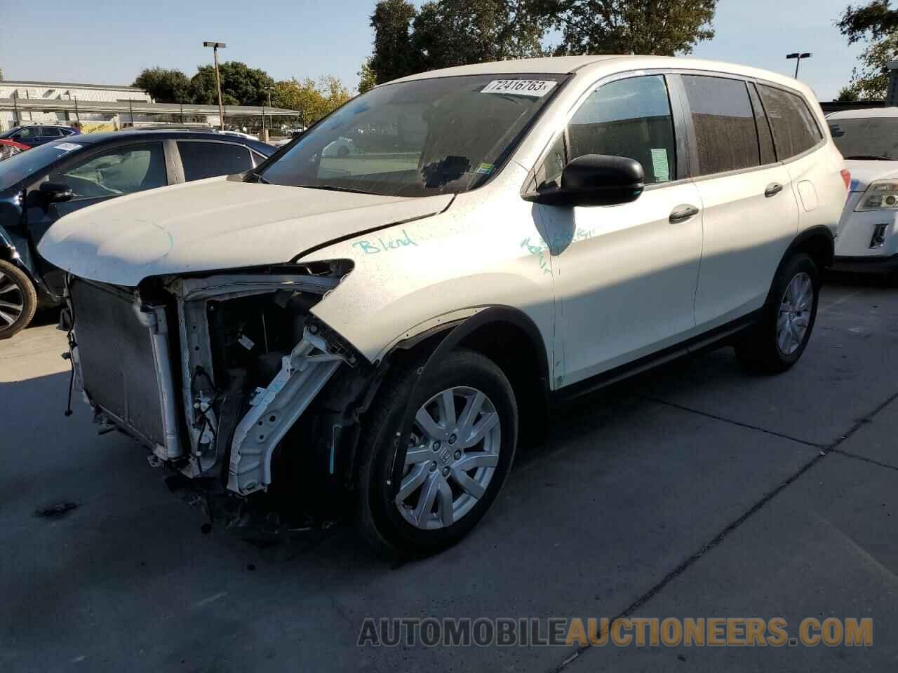 5FNYF5H18KB017290 HONDA PILOT 2019