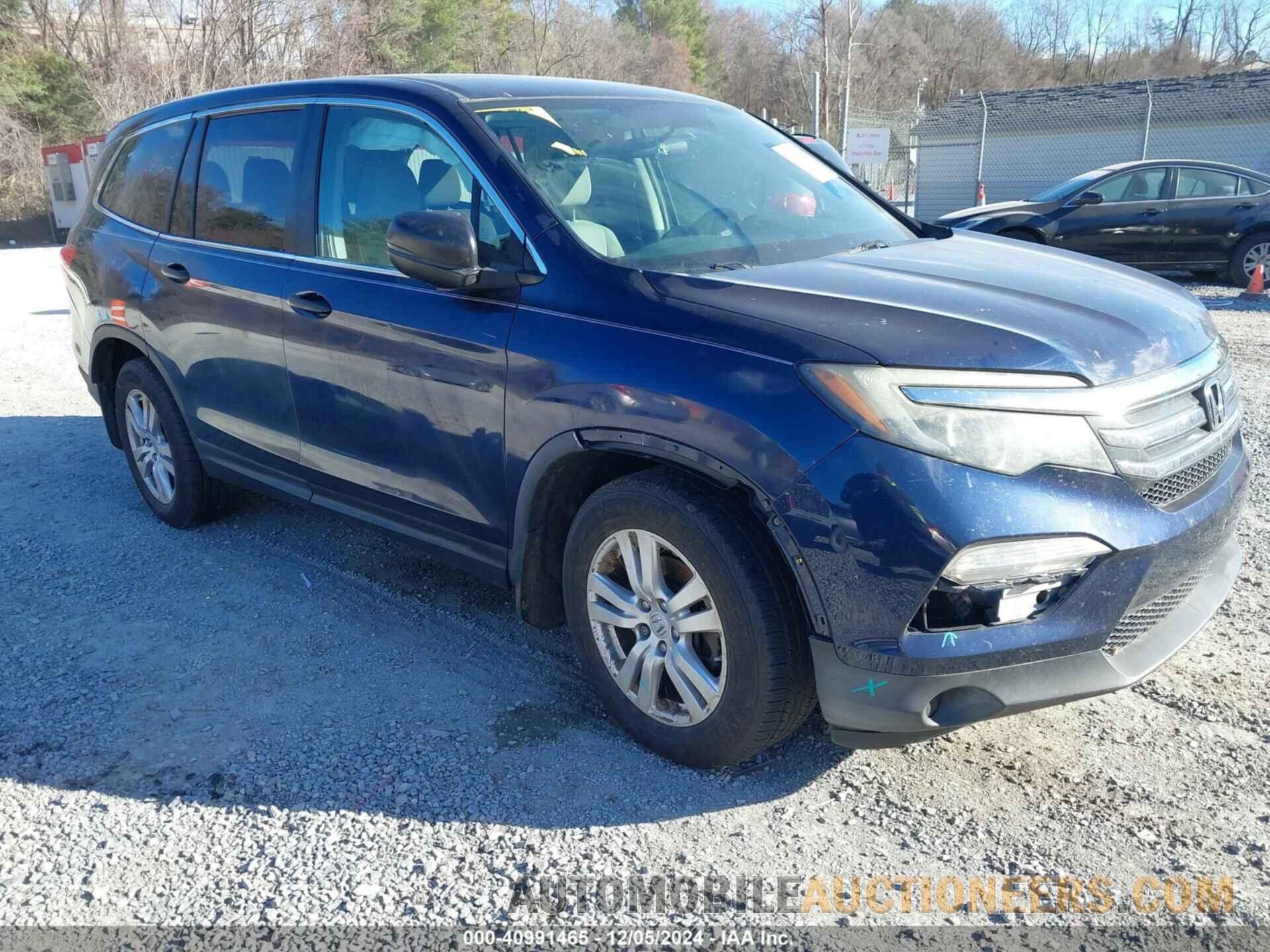 5FNYF5H19GB004412 HONDA PILOT 2016