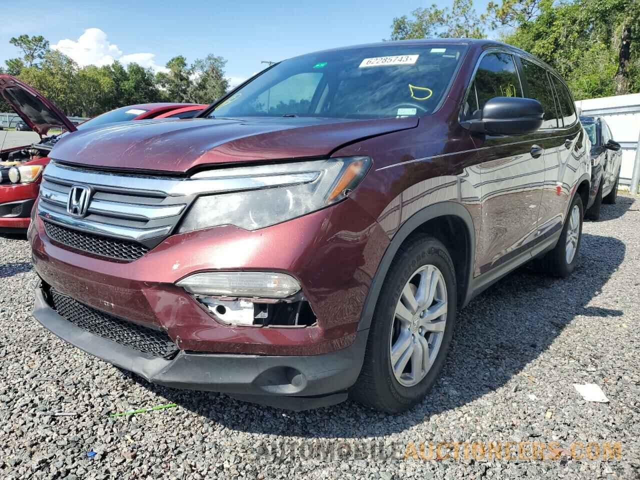 5FNYF5H19JB027308 HONDA PILOT 2018