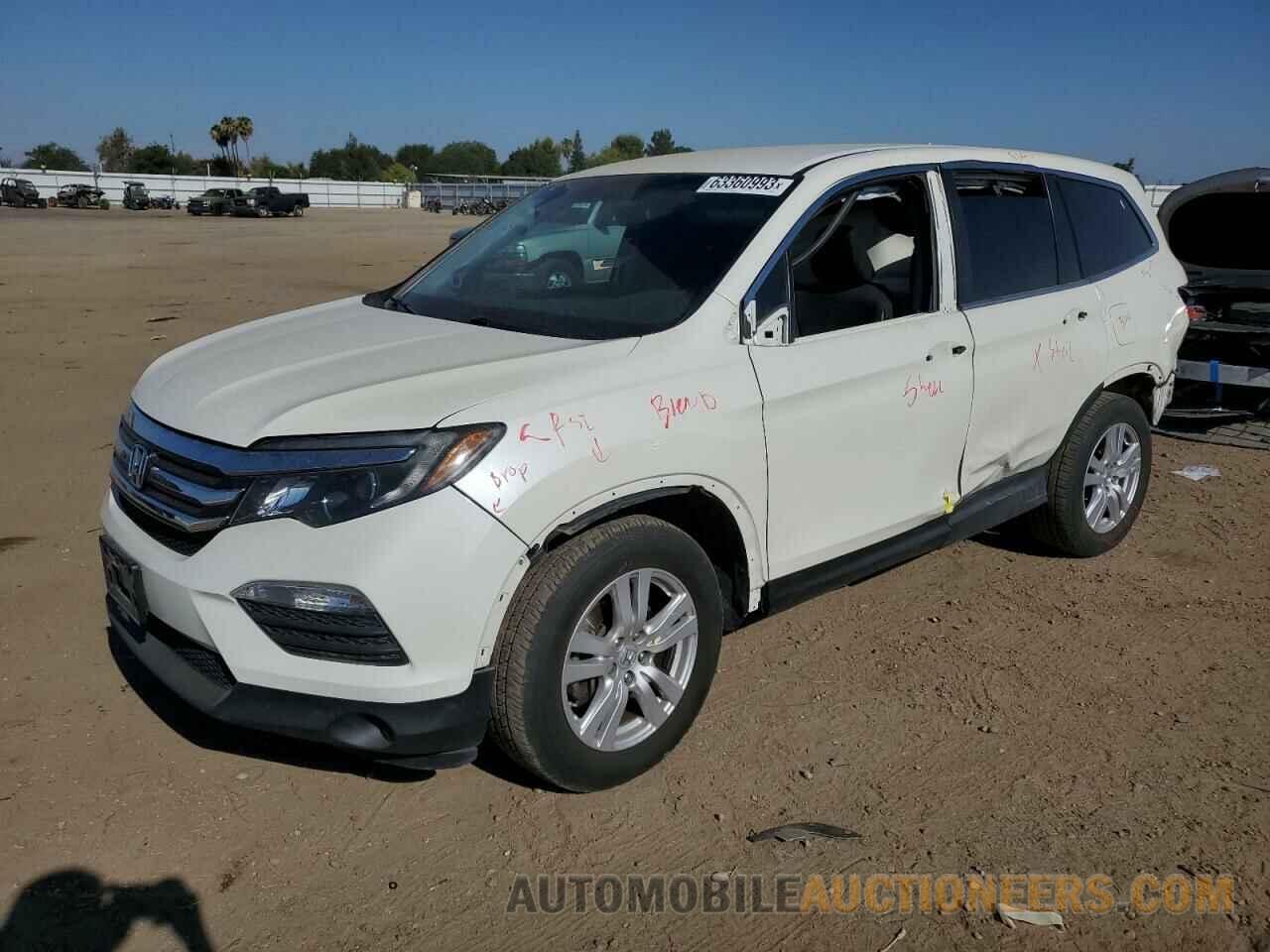 5FNYF5H1XJB033456 HONDA PILOT 2018