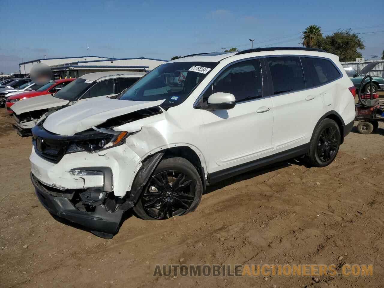 5FNYF5H20NB027891 HONDA PILOT 2022