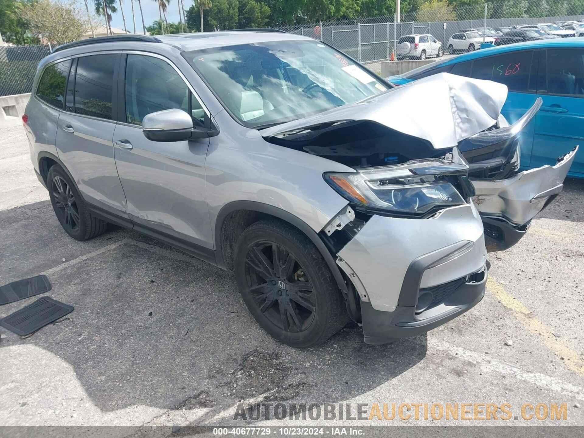 5FNYF5H21NB012512 HONDA PILOT 2022