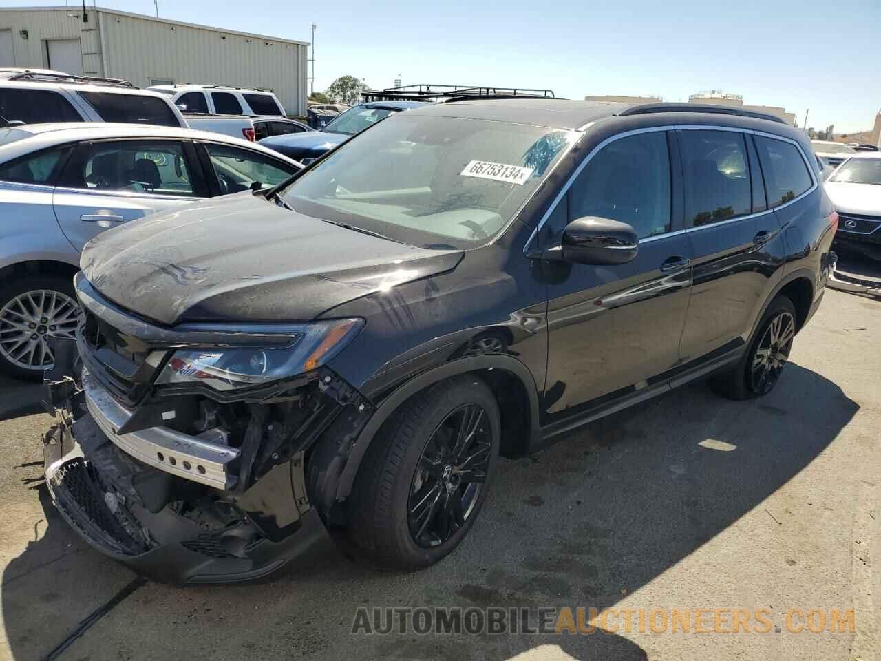 5FNYF5H21NB016897 HONDA PILOT 2022