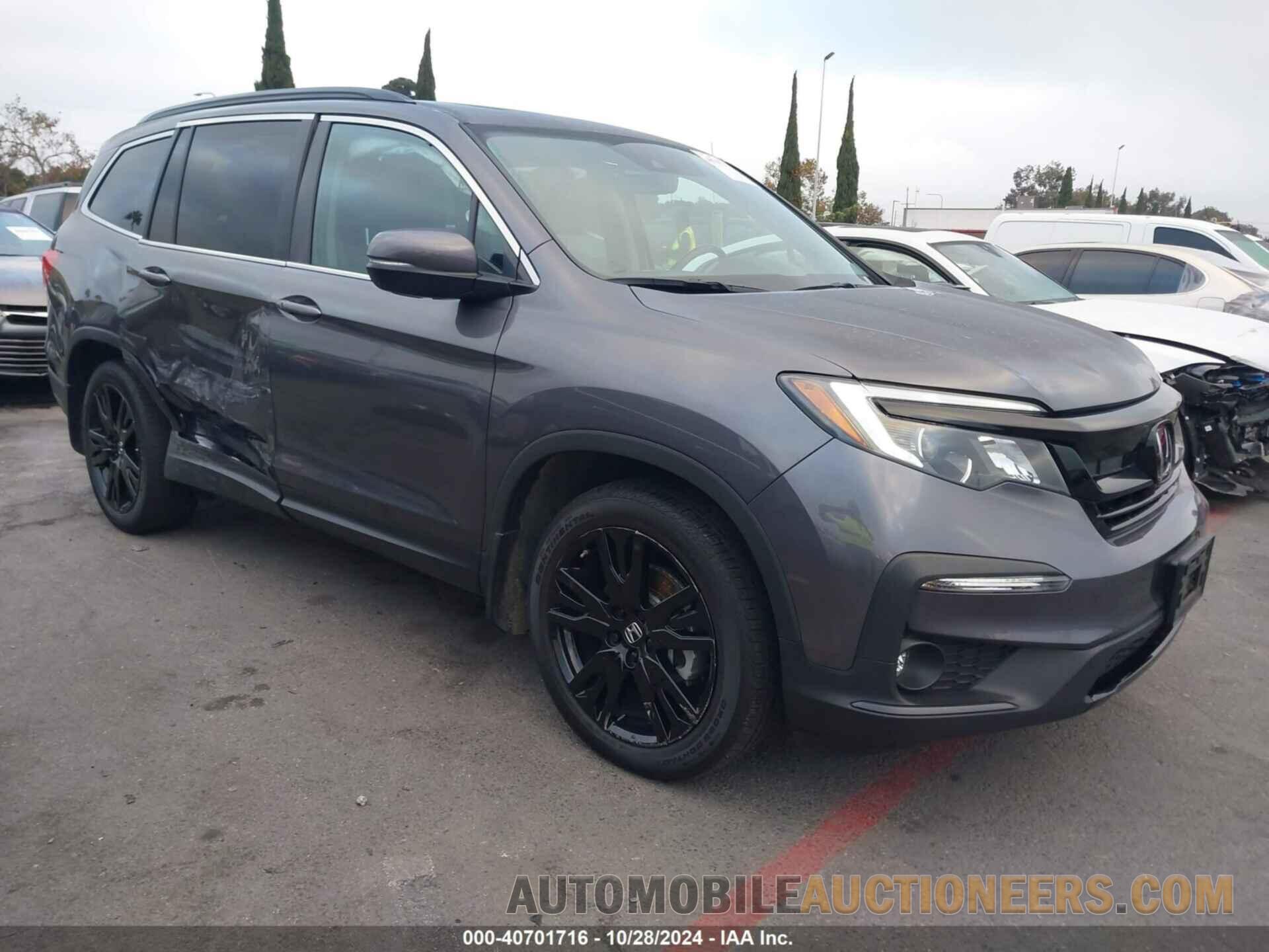 5FNYF5H21NB021243 HONDA PILOT 2022