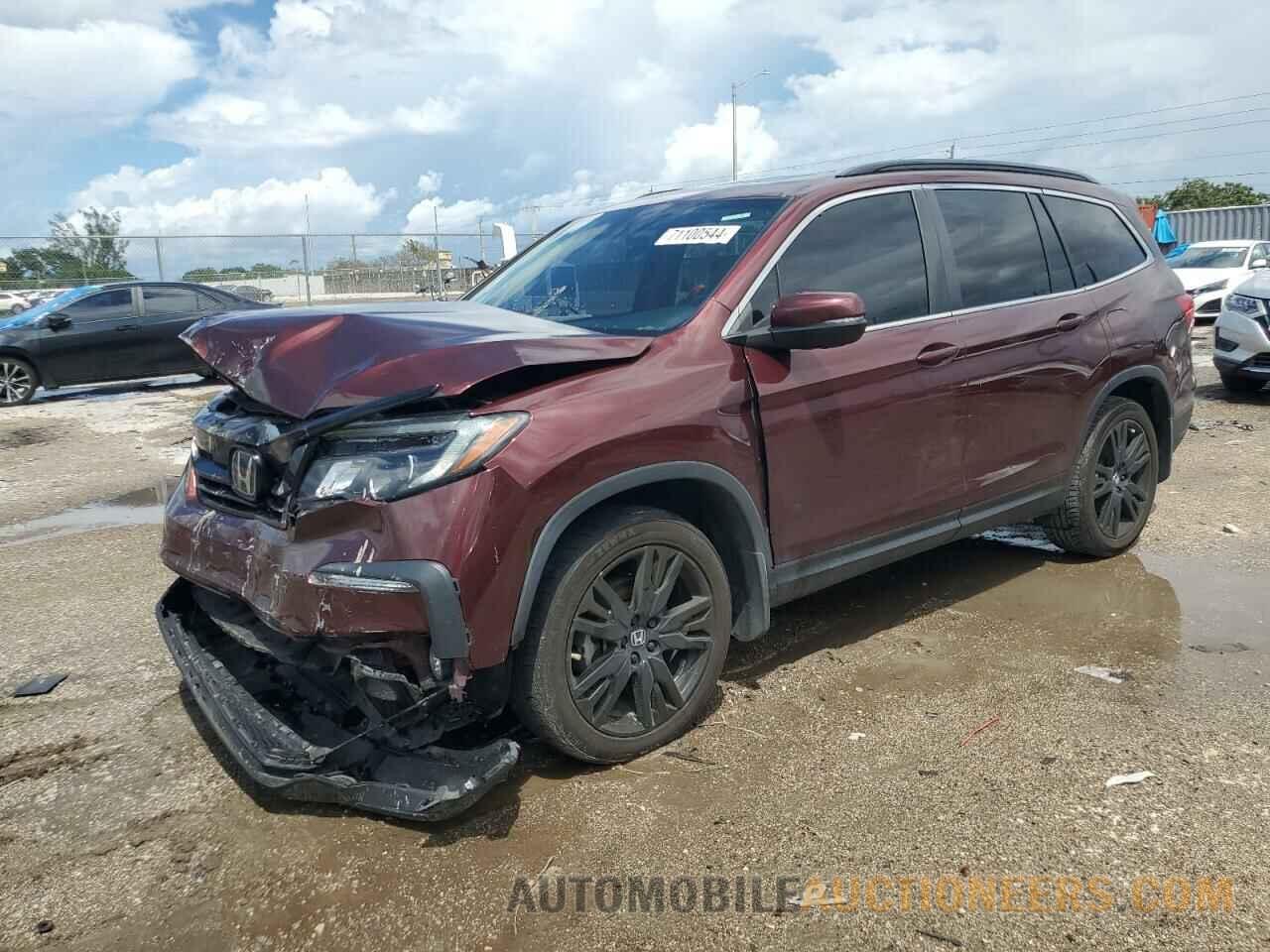 5FNYF5H27NB015074 HONDA PILOT 2022