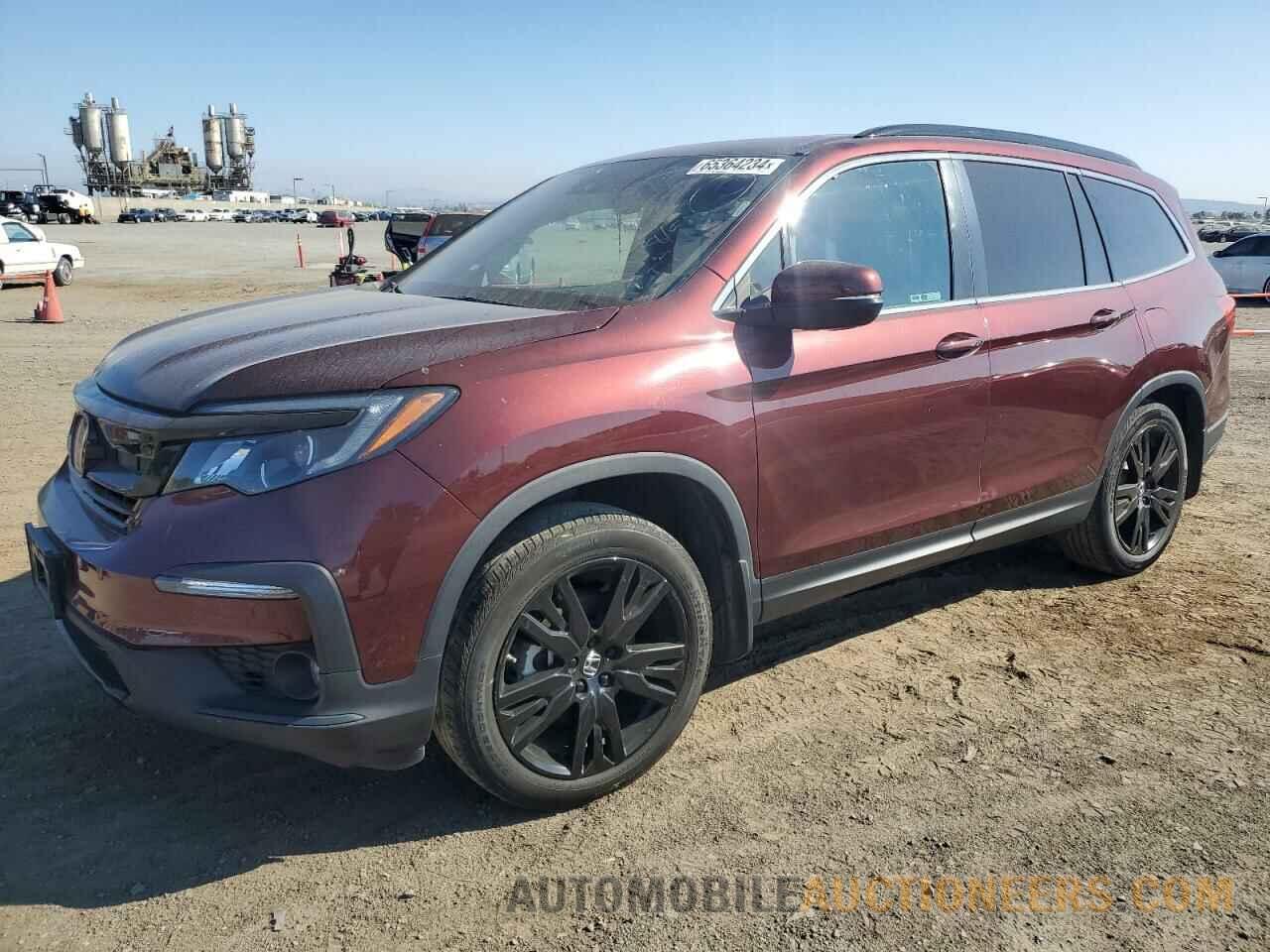 5FNYF5H27NB018167 HONDA PILOT 2022