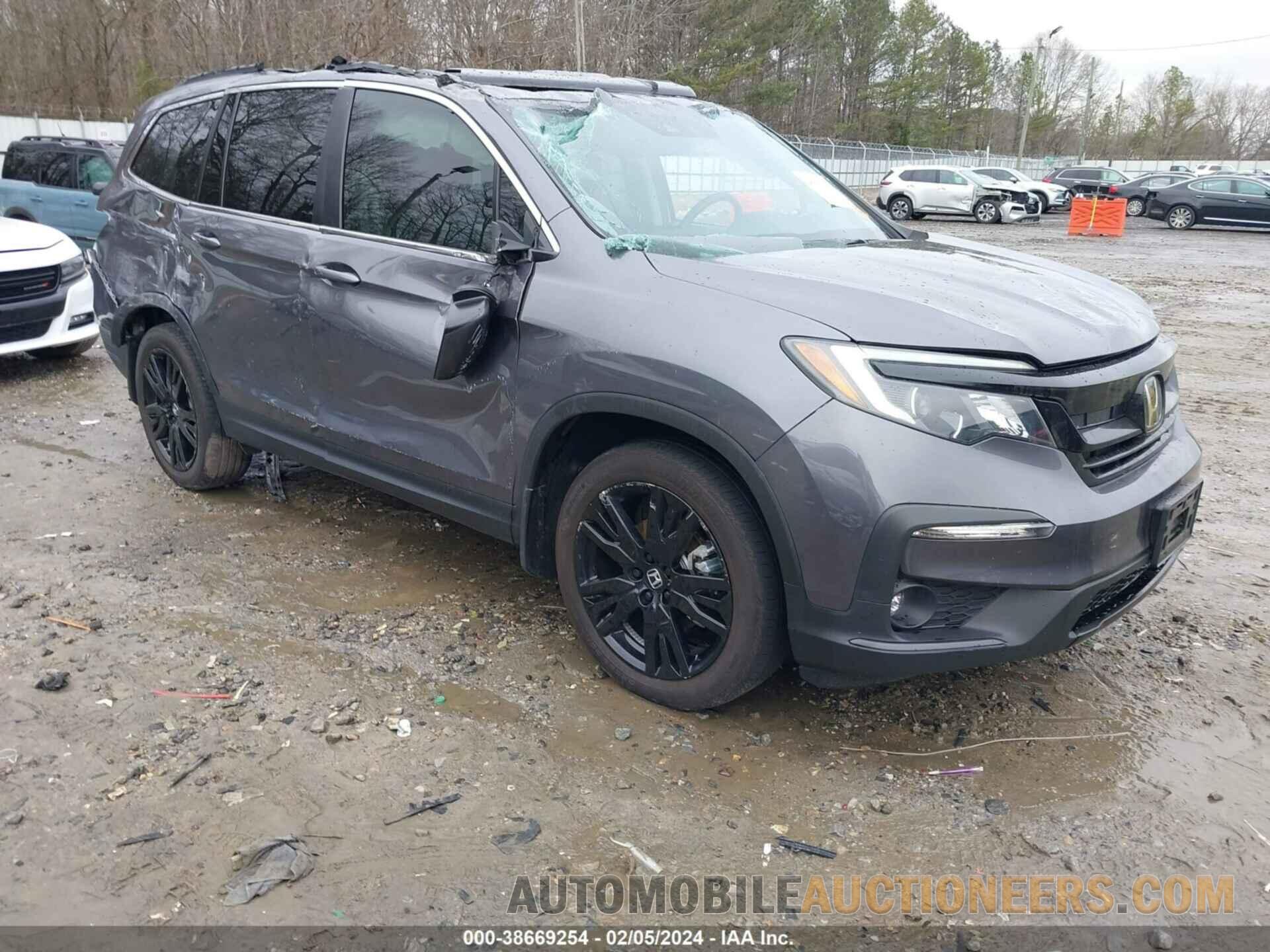 5FNYF5H2XMB013768 HONDA PILOT 2021