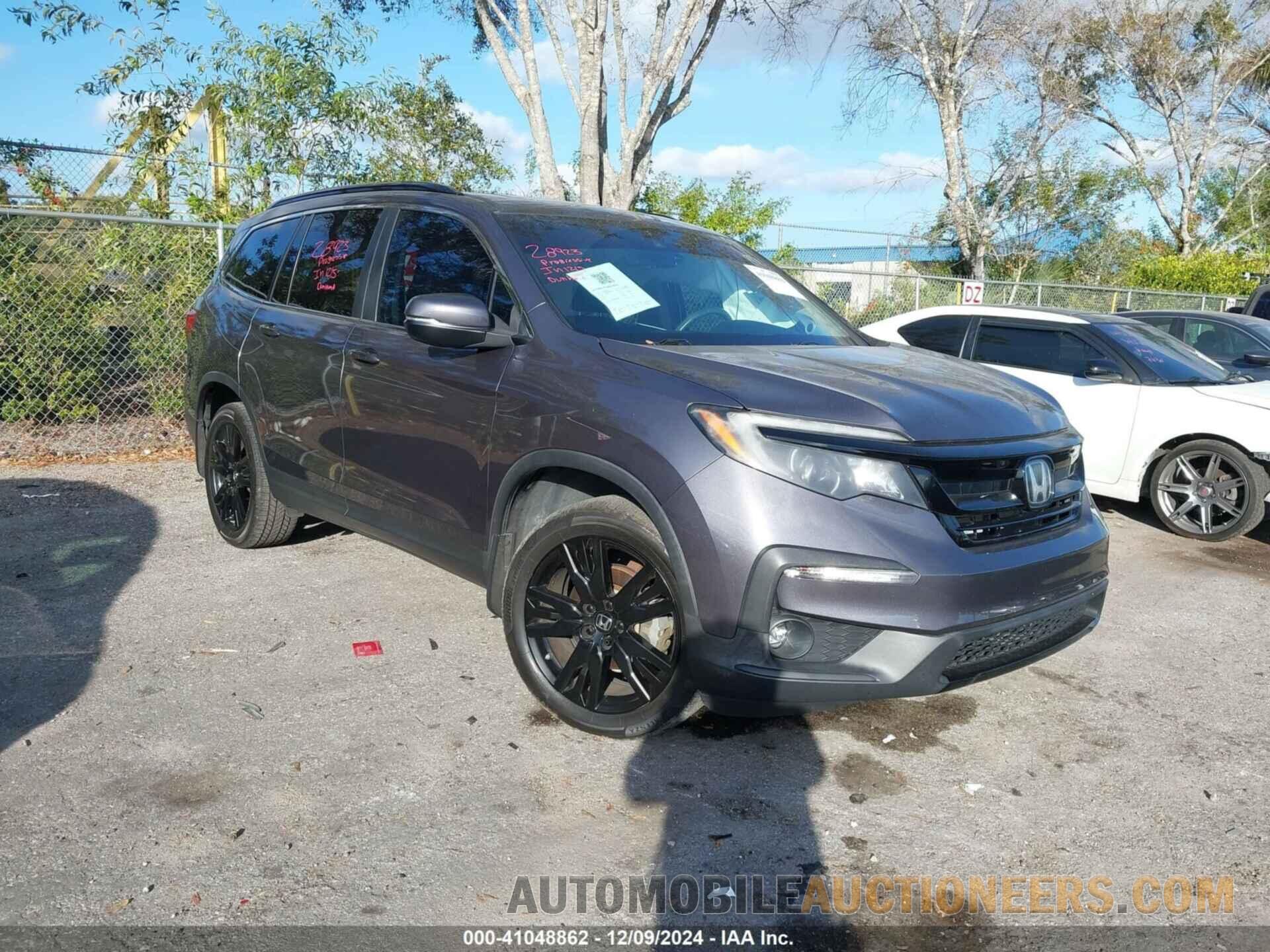 5FNYF5H2XMB013799 HONDA PILOT 2021