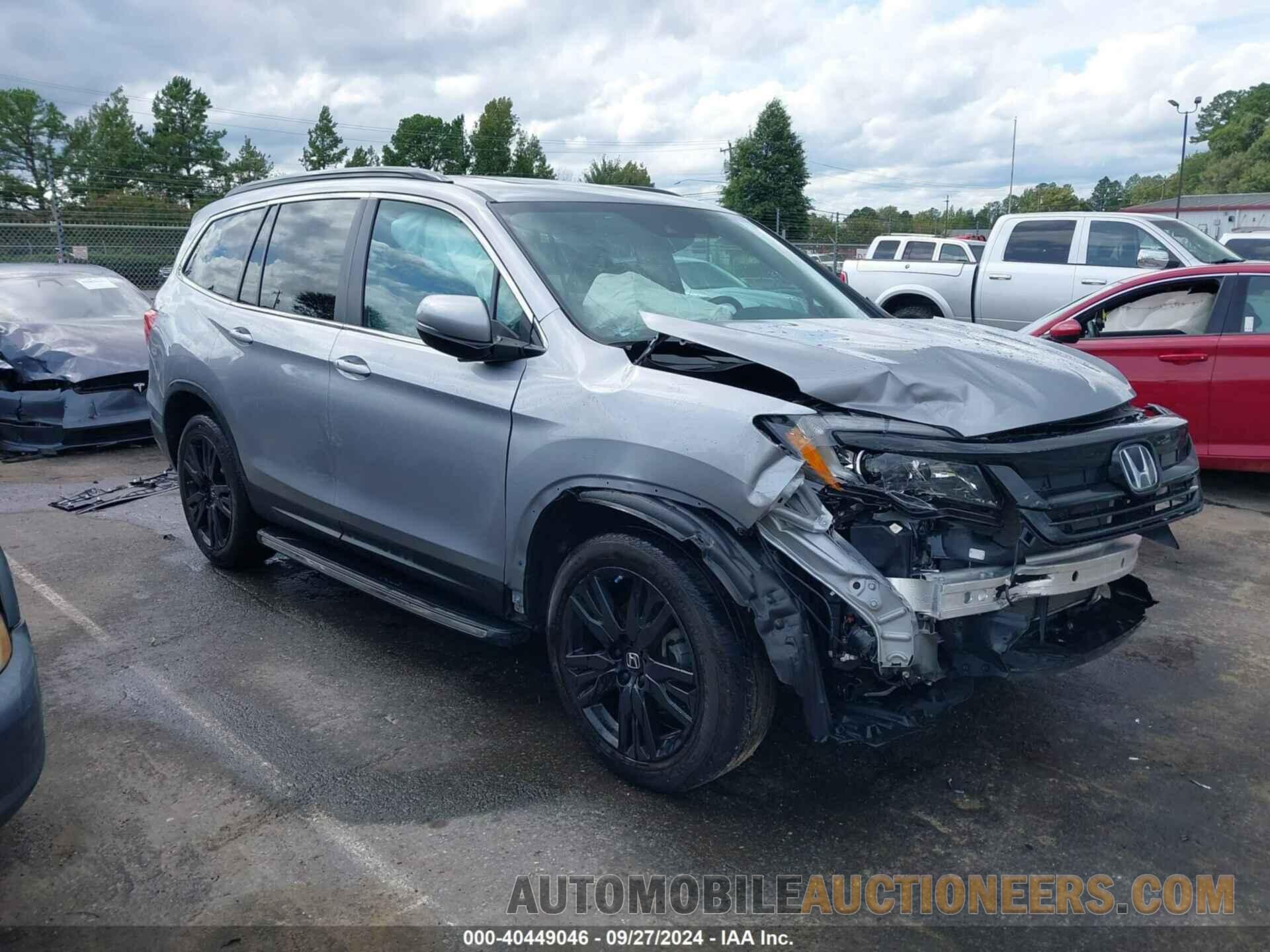 5FNYF5H2XNB025145 HONDA PILOT 2022