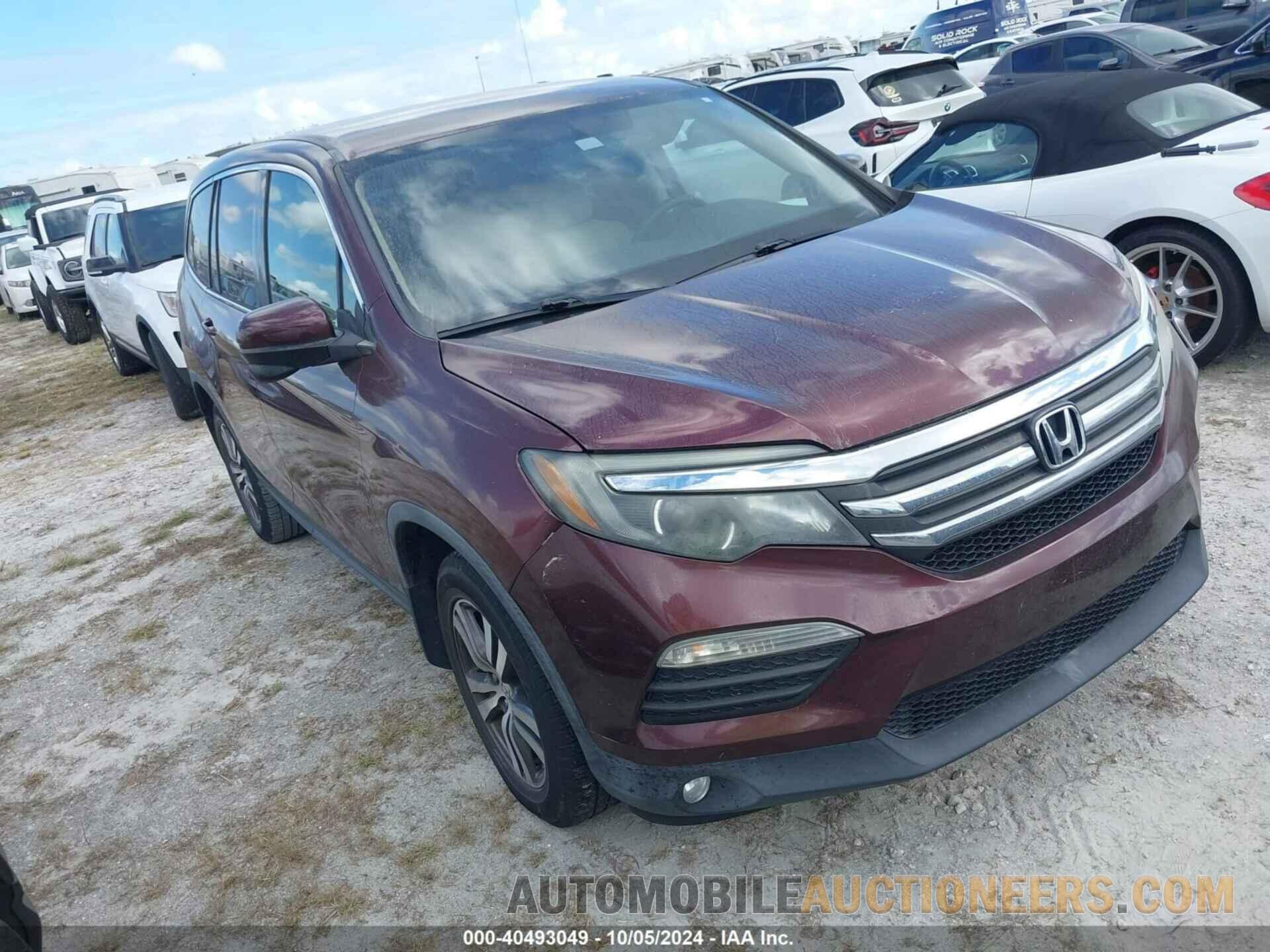 5FNYF5H31GB008858 HONDA PILOT 2016