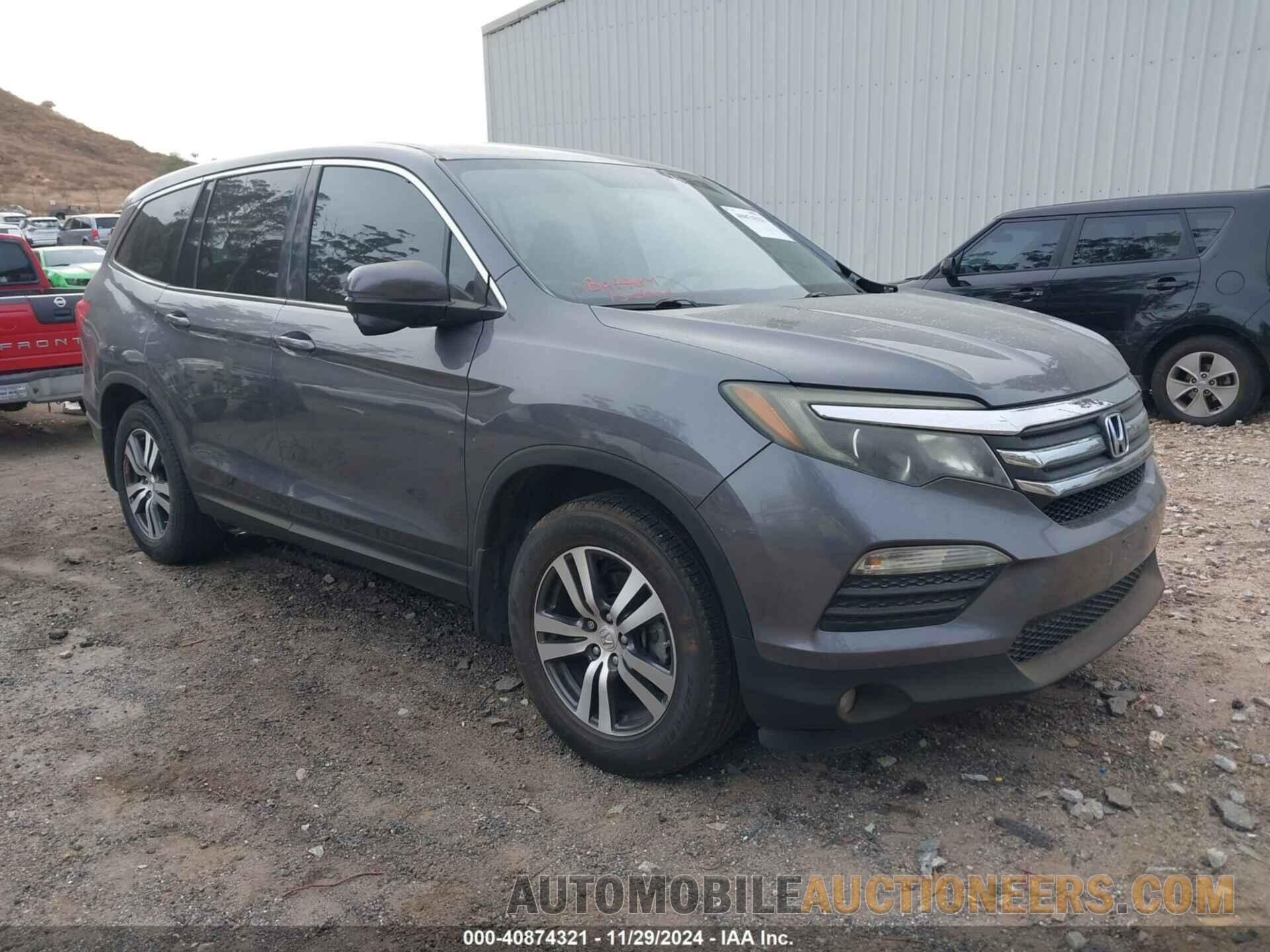 5FNYF5H31GB021612 HONDA PILOT 2016