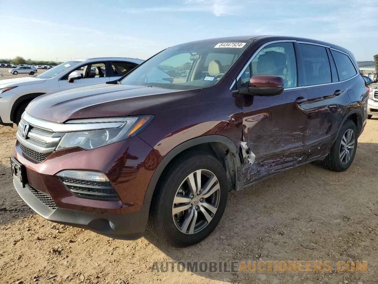 5FNYF5H31GB058126 HONDA PILOT 2016