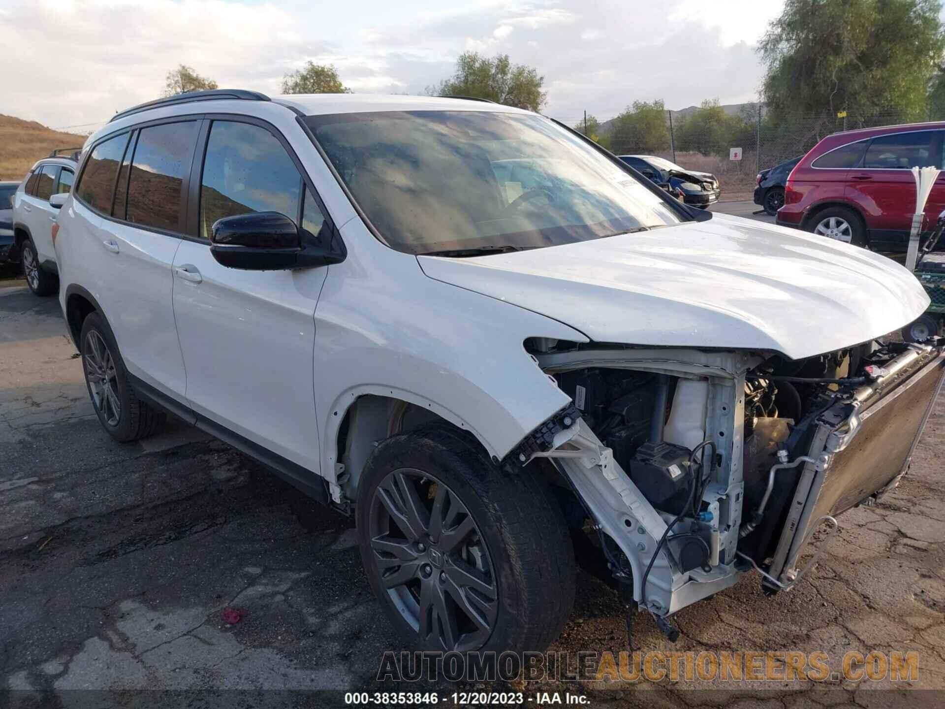 5FNYF5H33NB007708 HONDA PILOT 2022