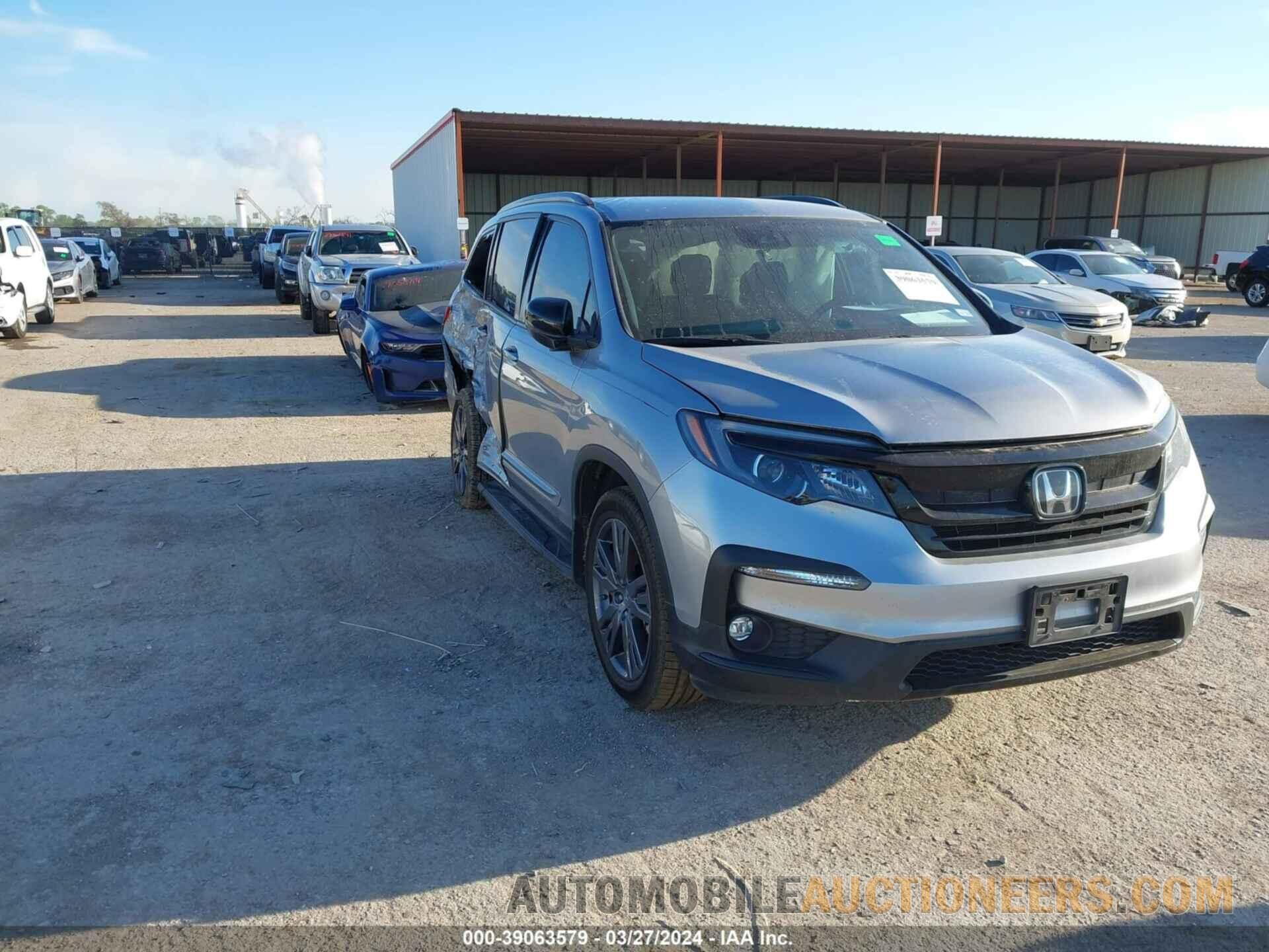 5FNYF5H35NB007371 HONDA PILOT 2022