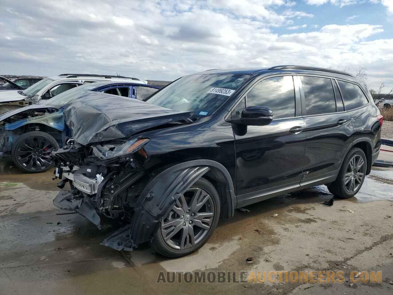 5FNYF5H38NB007249 HONDA PILOT 2022