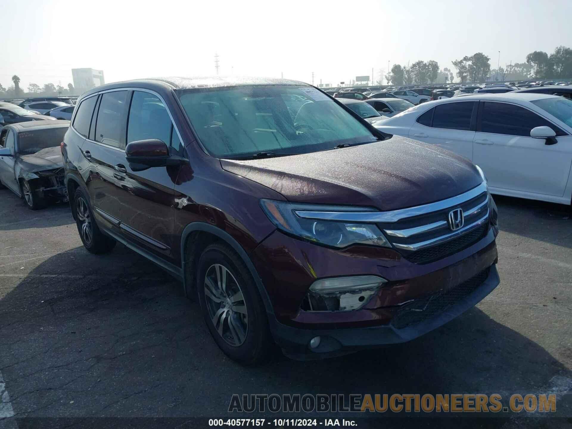 5FNYF5H50GB047670 HONDA PILOT 2016