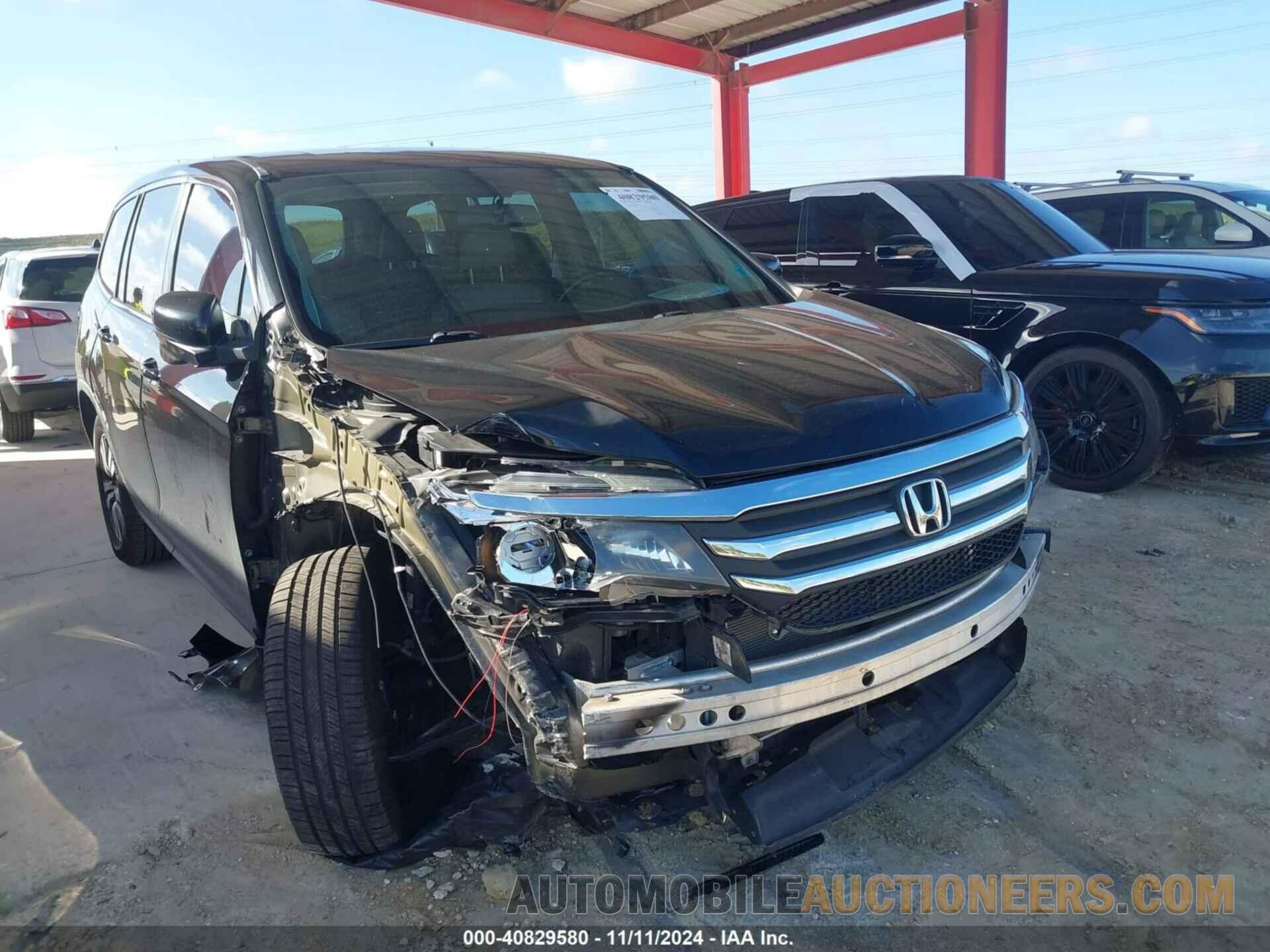 5FNYF5H54GB041225 HONDA PILOT 2016