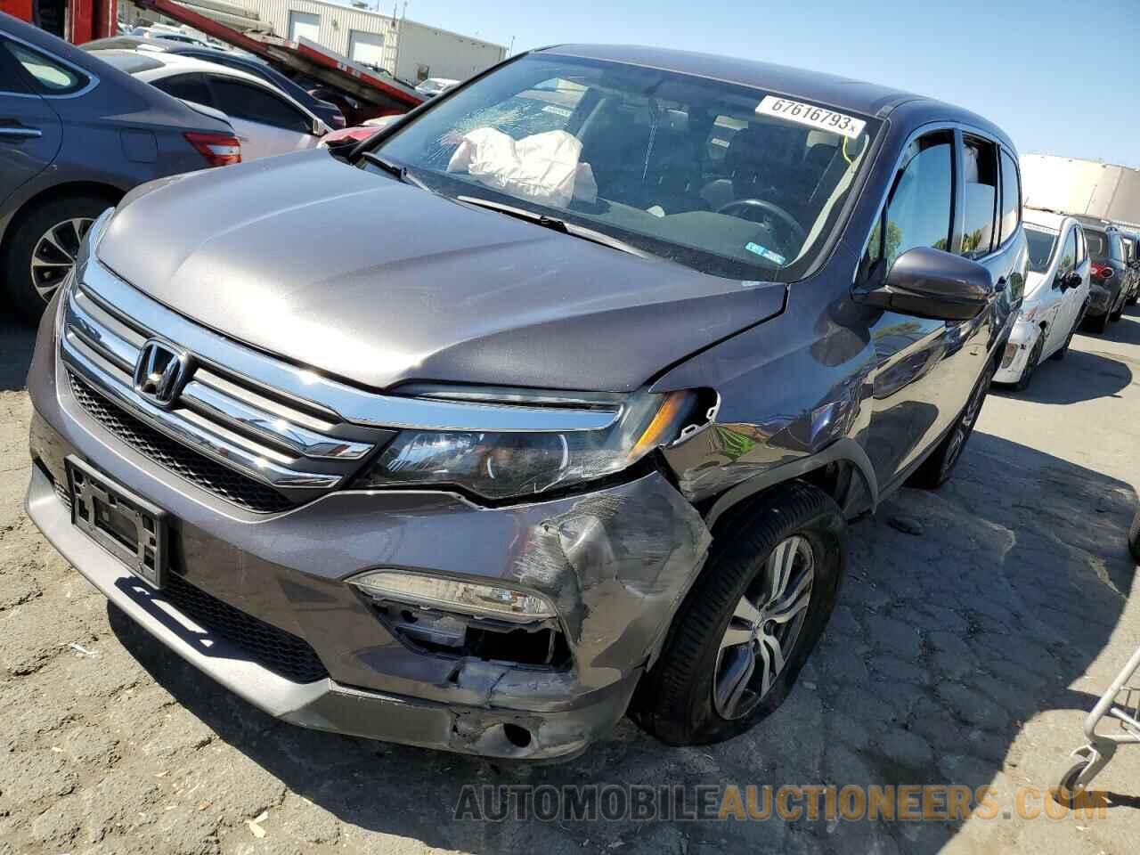 5FNYF5H54HB040965 HONDA PILOT 2017