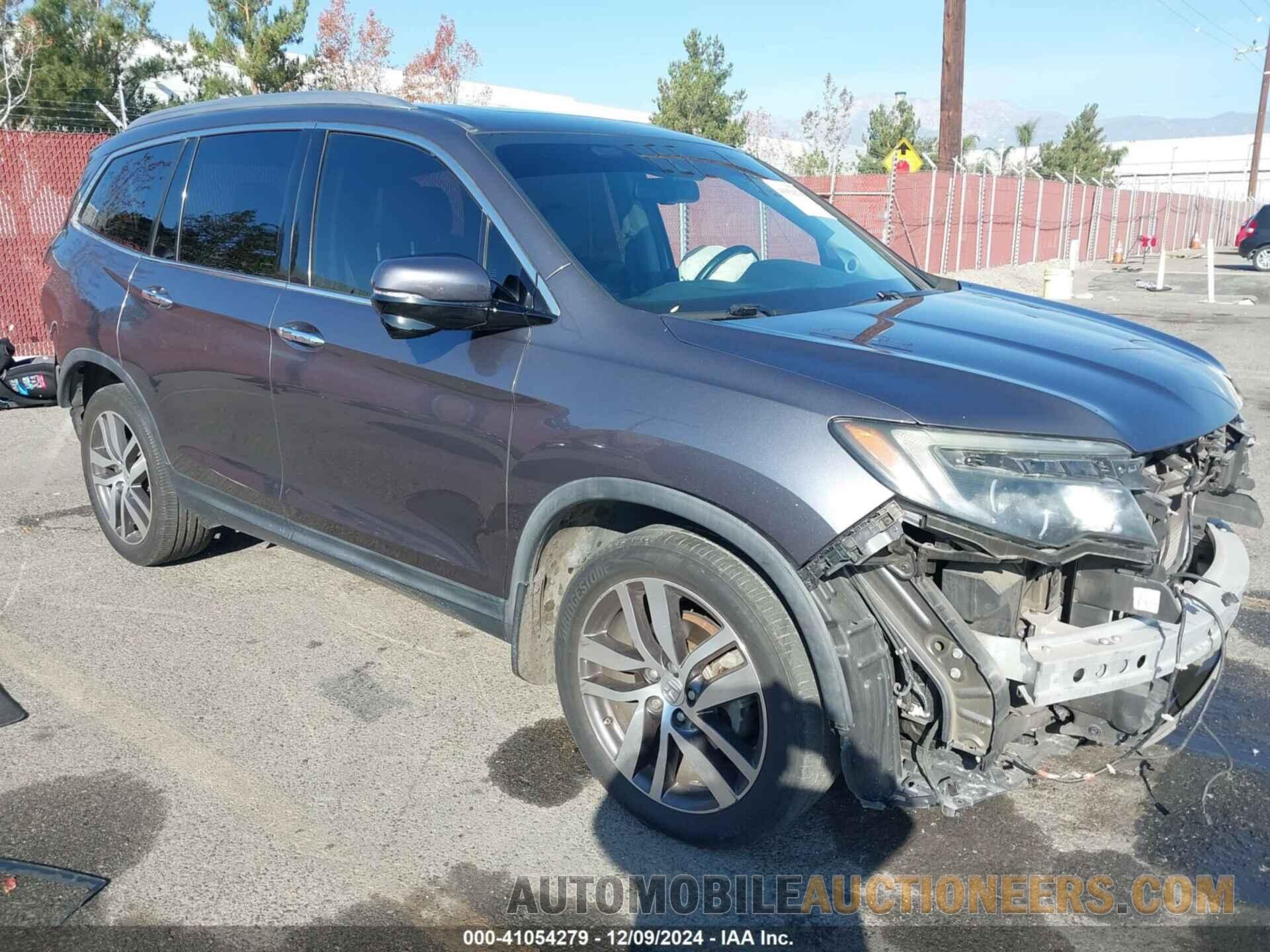 5FNYF5H90GB027373 HONDA PILOT 2016