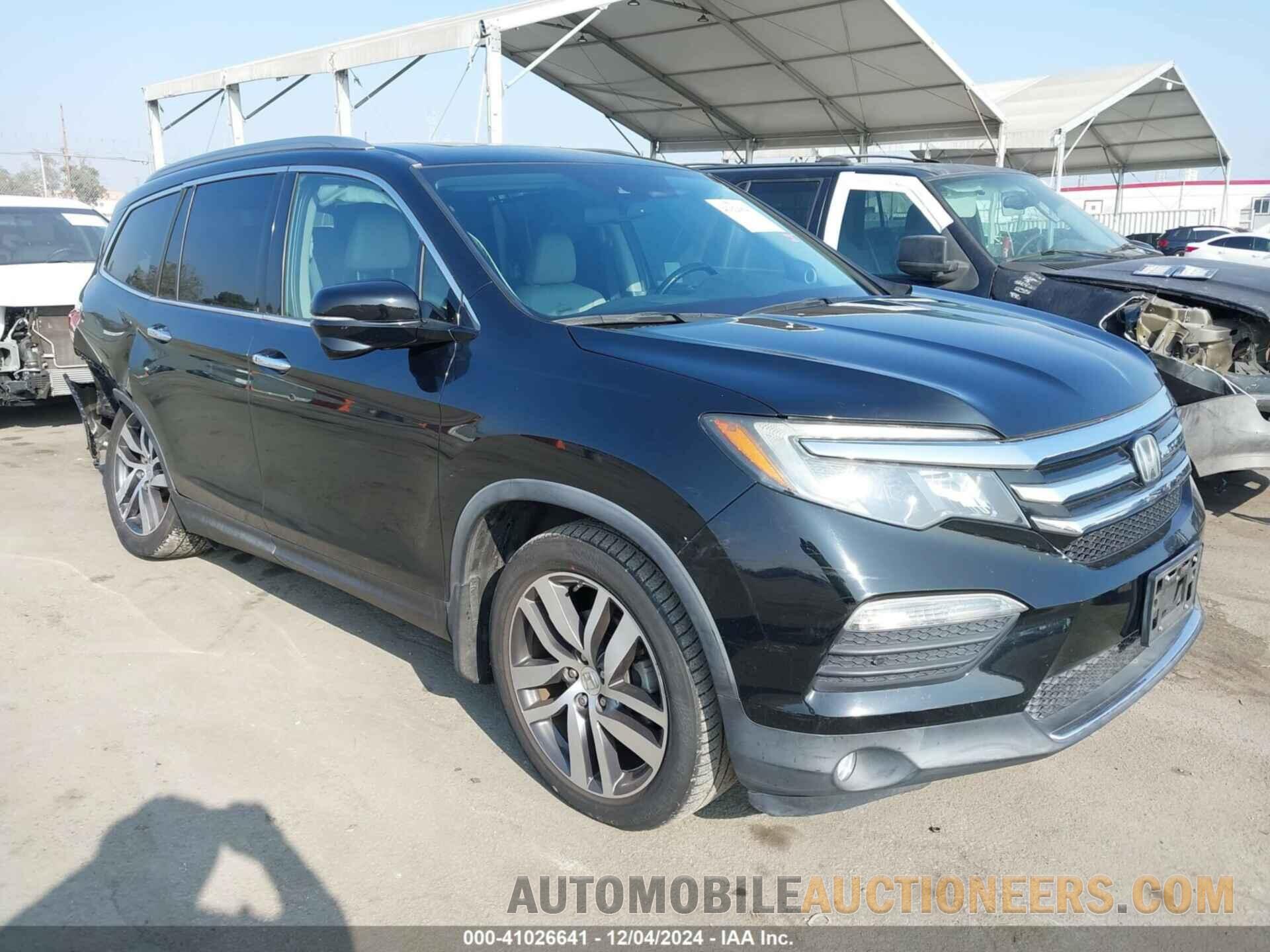 5FNYF5H95GB005885 HONDA PILOT 2016