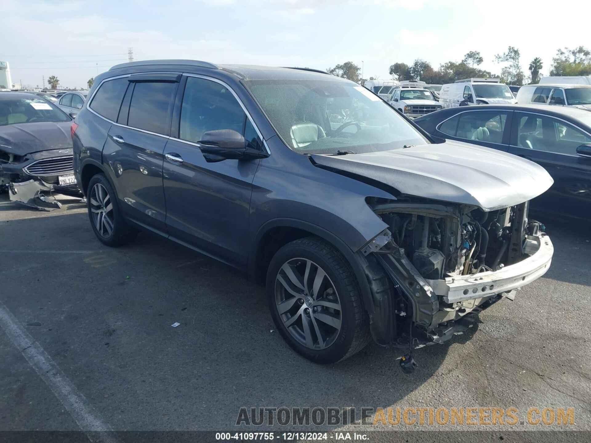 5FNYF5H95GB050907 HONDA PILOT 2016