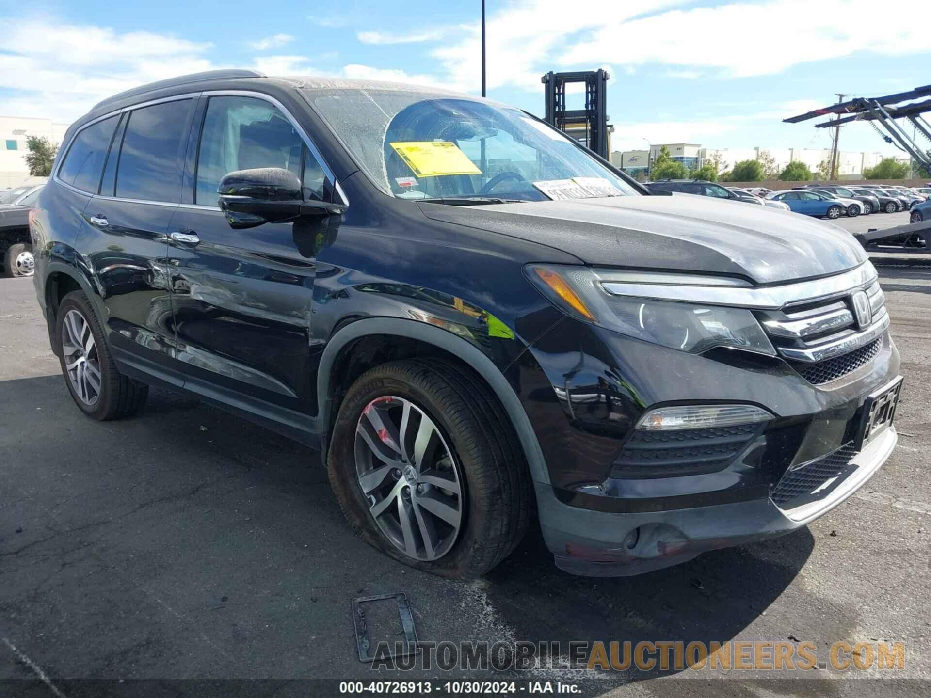 5FNYF5H96GB047742 HONDA PILOT 2016