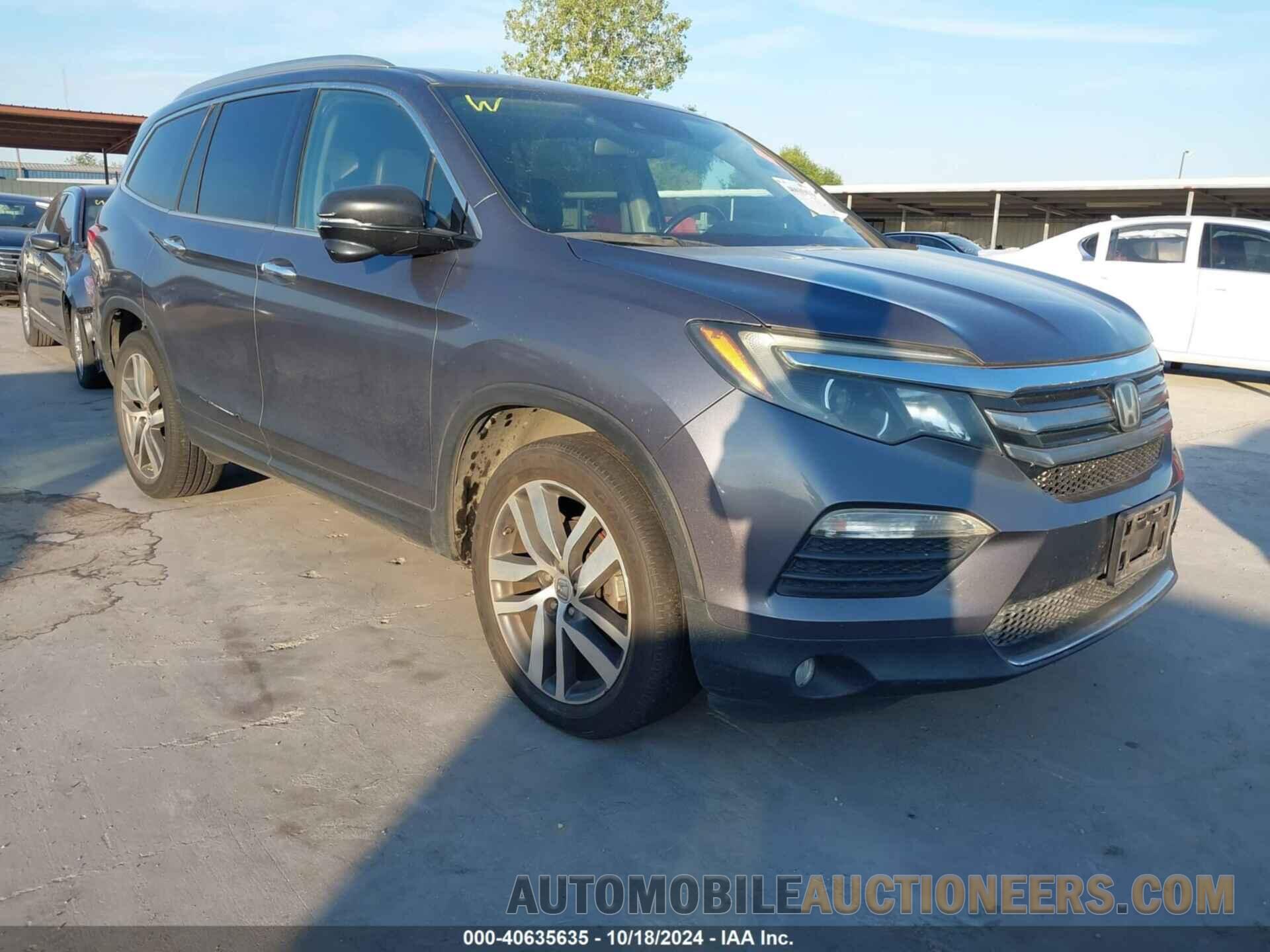 5FNYF5H97GB014183 HONDA PILOT 2016