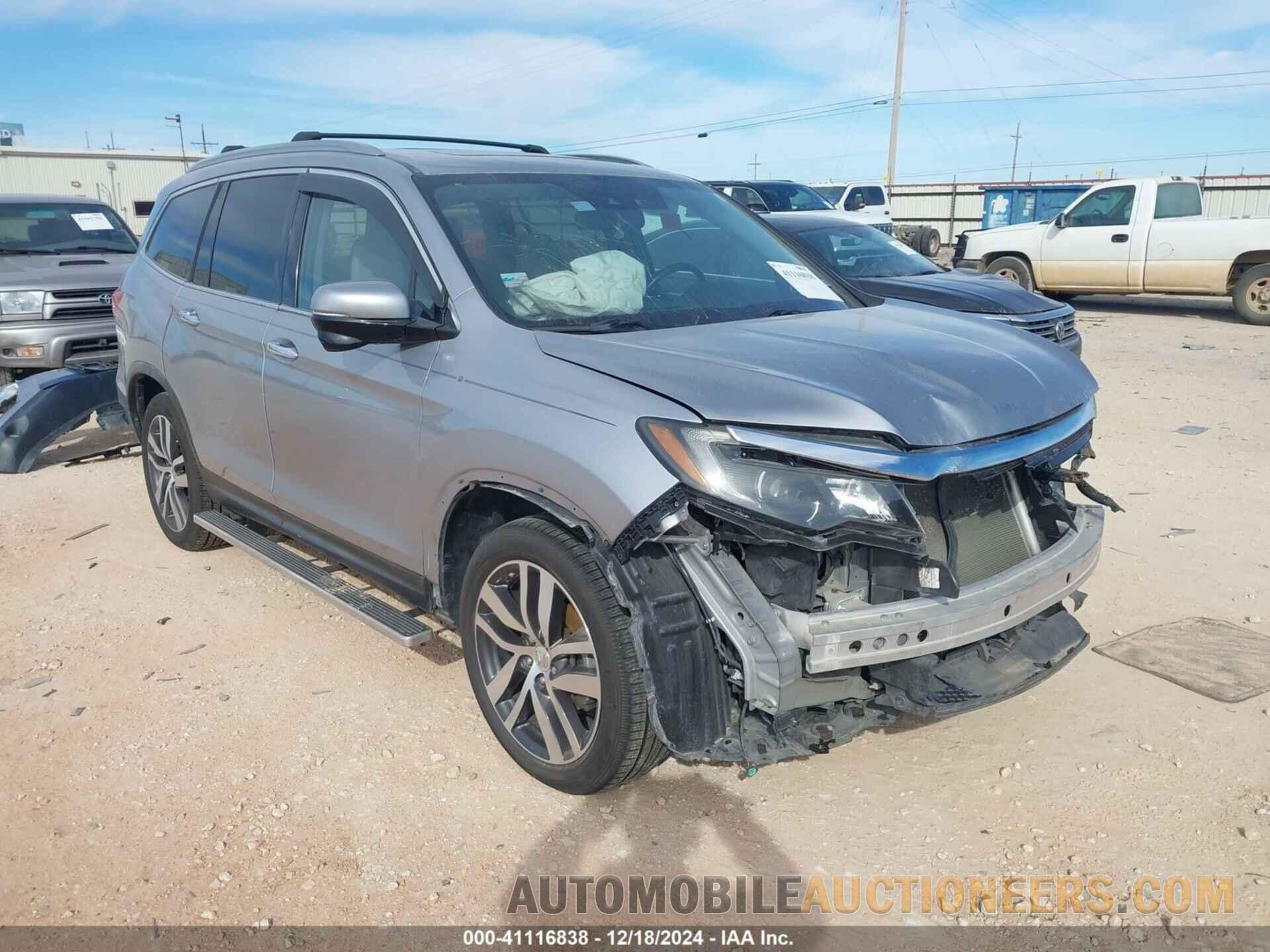 5FNYF5H97GB020887 HONDA PILOT 2016