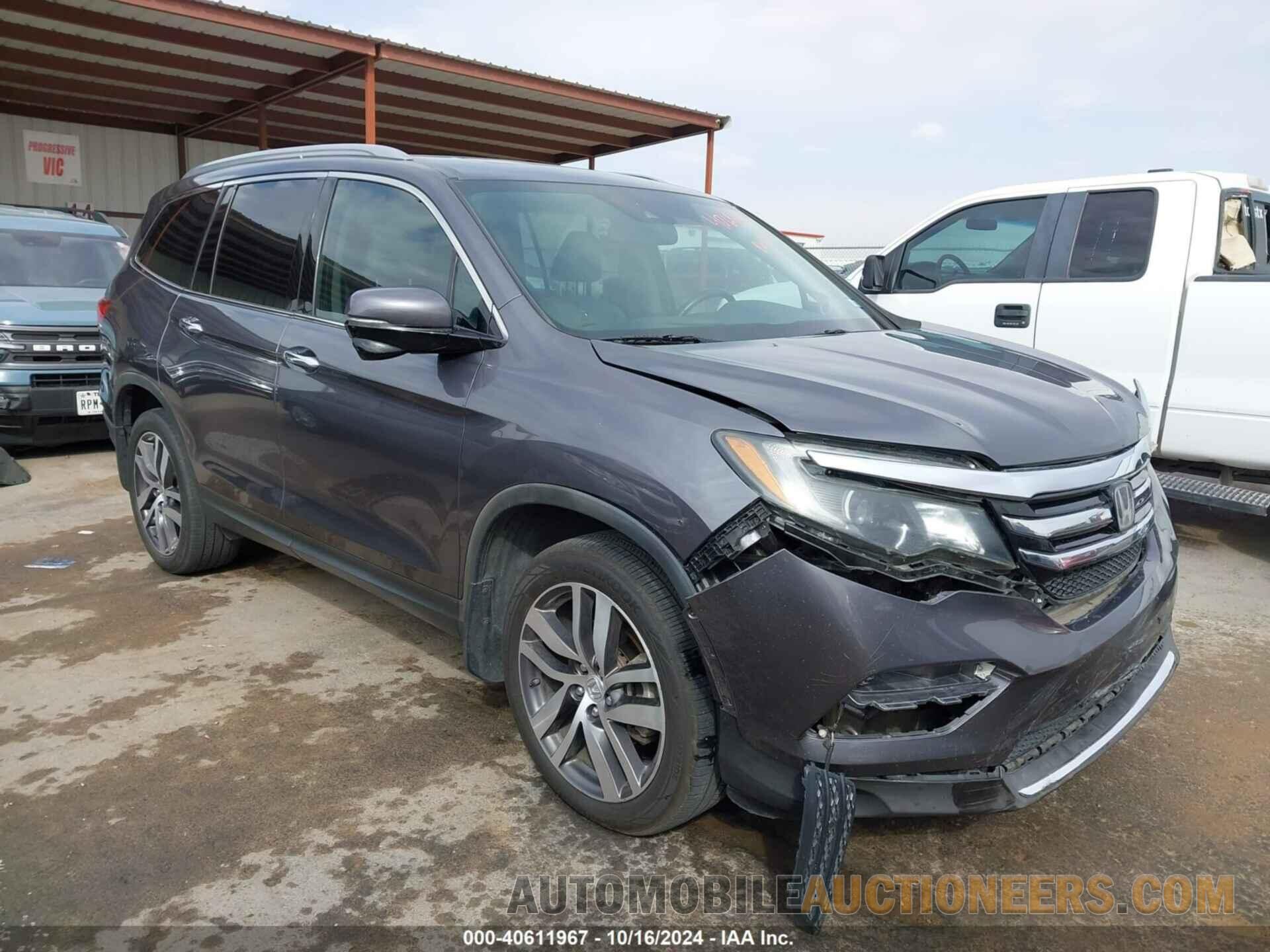 5FNYF5H99HB011657 HONDA PILOT 2017