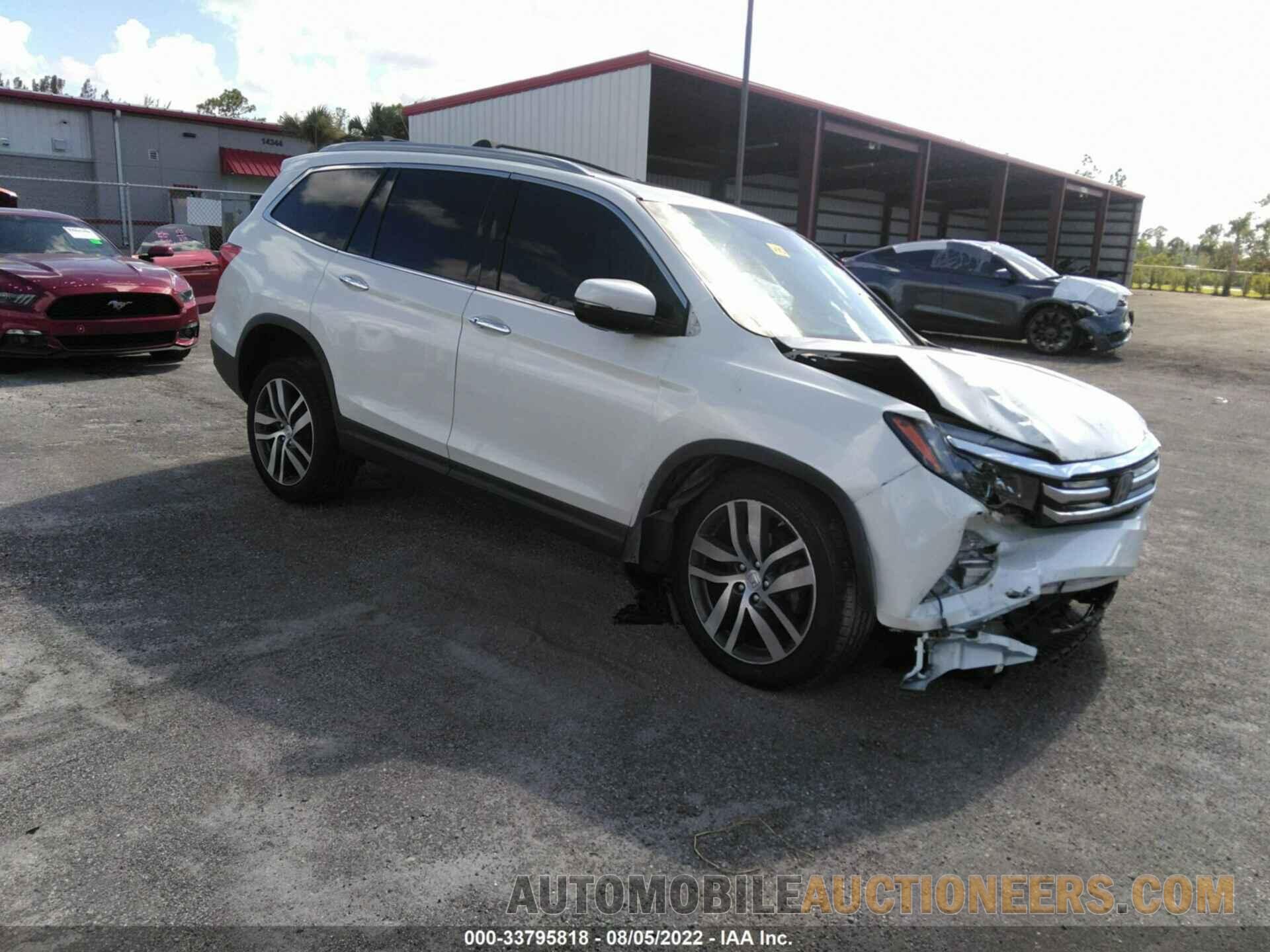 5FNYF6H01GB126100 HONDA PILOT 2016