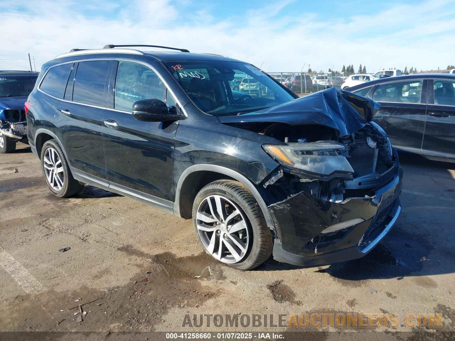 5FNYF6H04GB114118 HONDA PILOT 2016