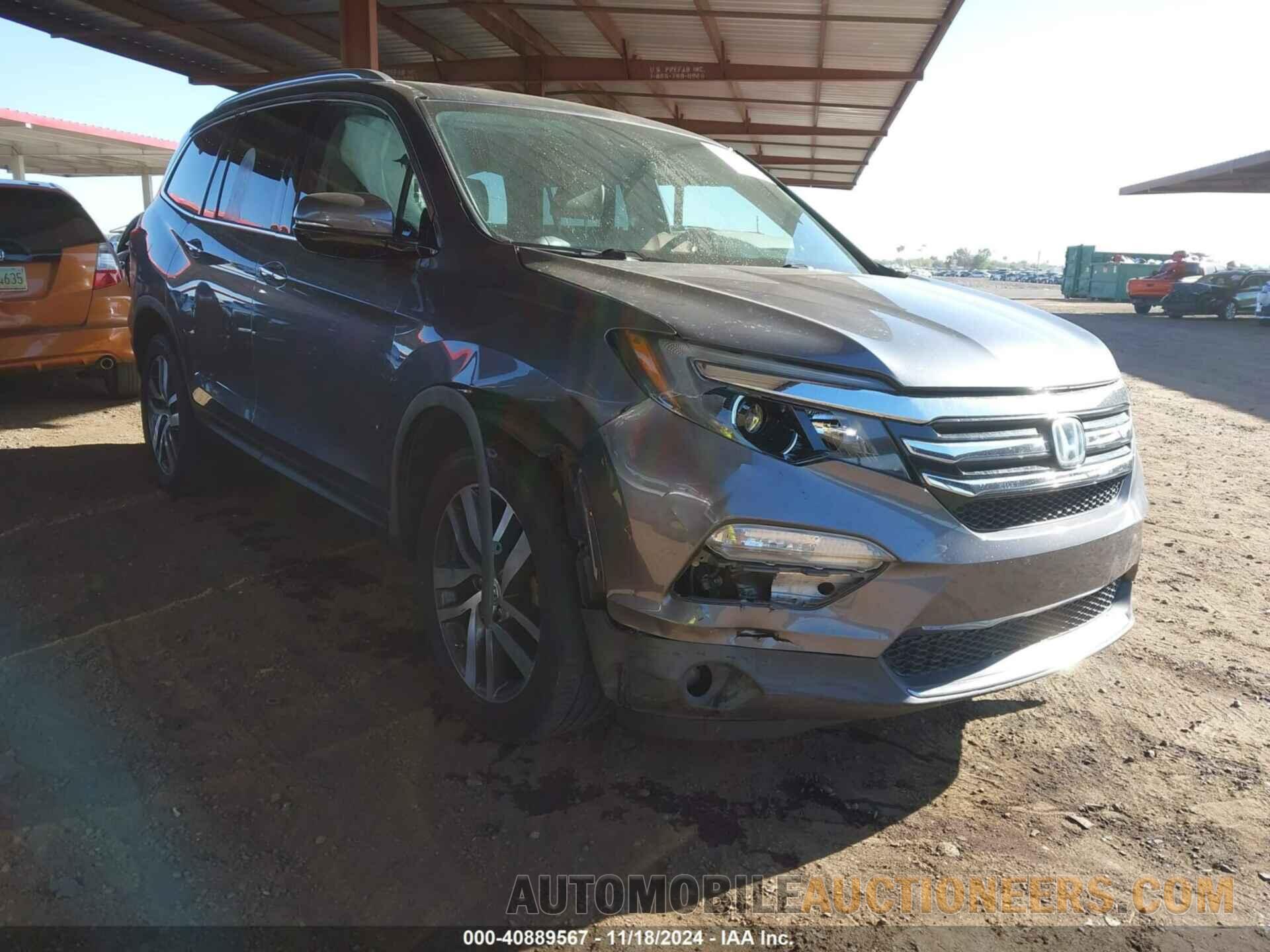 5FNYF6H05GB101314 HONDA PILOT 2016