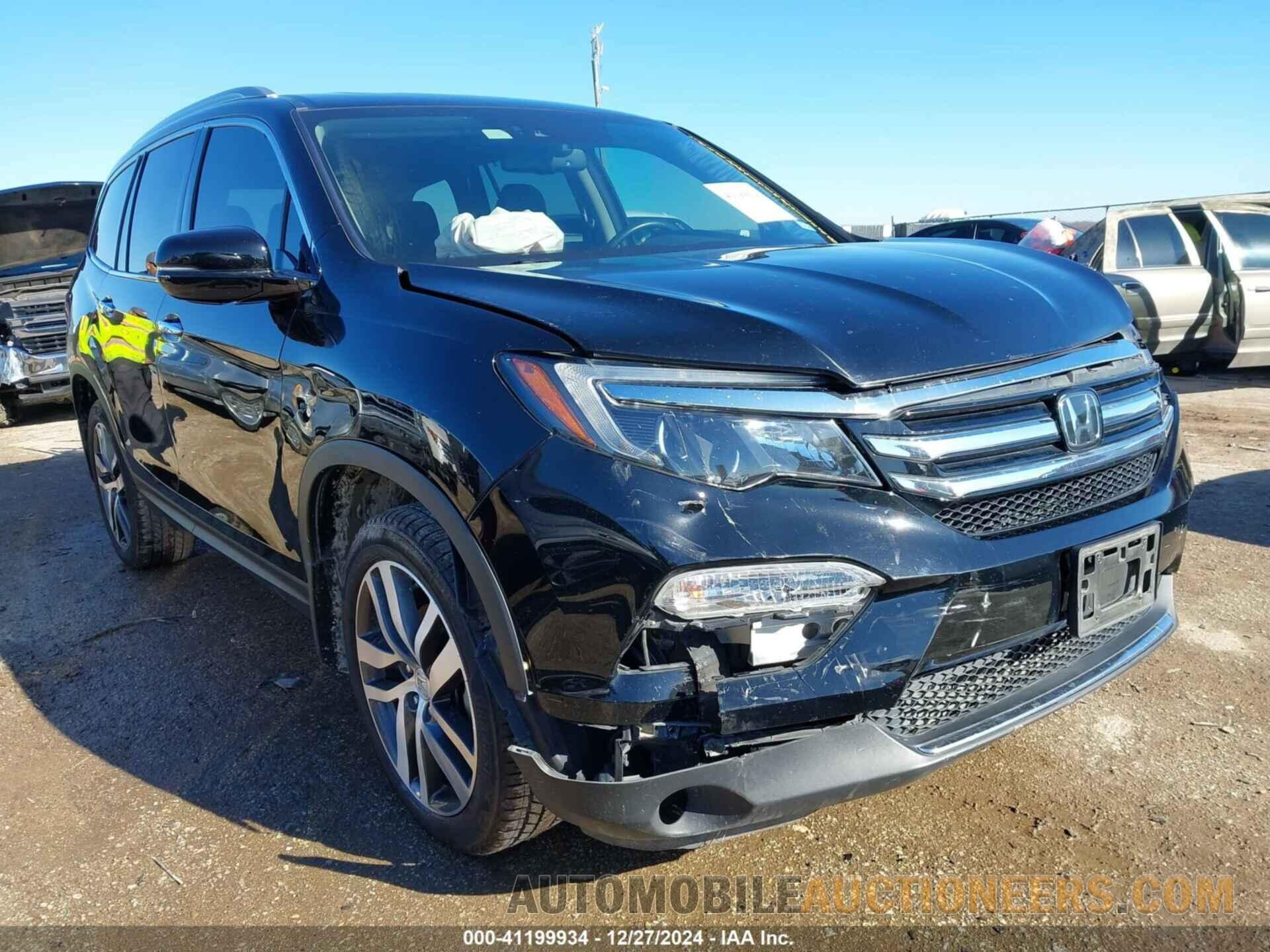 5FNYF6H06HB025250 HONDA PILOT 2017